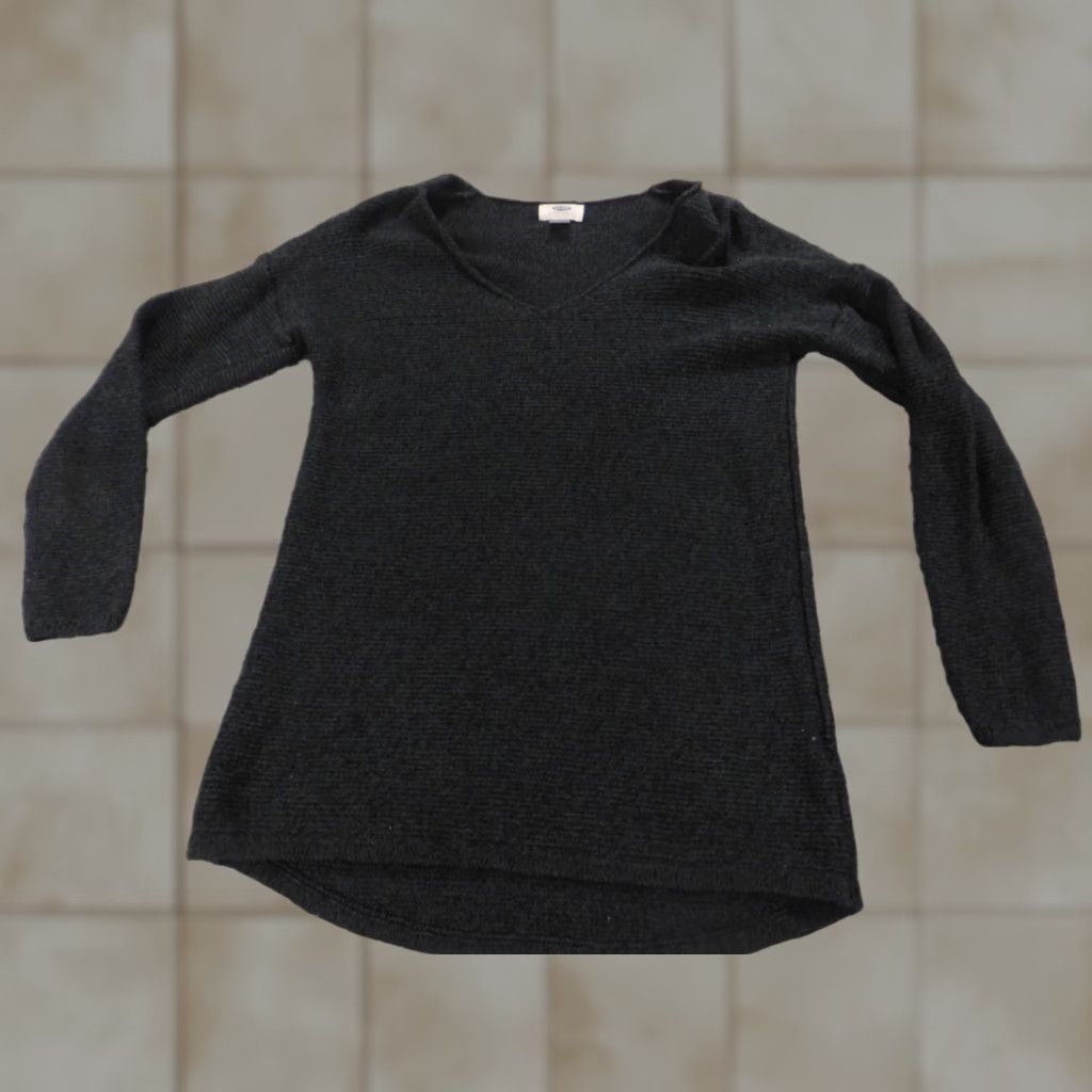 Old Navy Old Navy Womens Sweater Small Green Pullover Crew Neck Knit Stretch Logo Raglan Sleeve Classic 100% Cotton Size S / US 4 / IT 40 - 1 Thumbnail