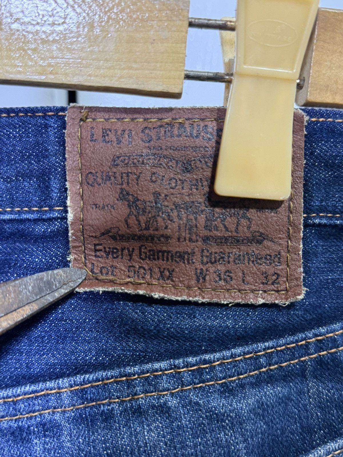 Levi's Levi’s 501 XX Big E Selvedge Jeans Size US 36 / EU 52 - 6 Thumbnail
