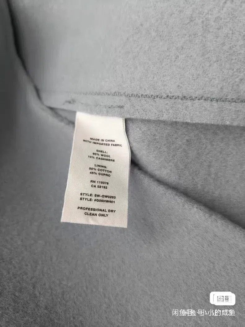 Helmut Lang Helmut Lang Cashmere Coat, Light Blue Size S / US 4 / IT 40 - 4 Thumbnail