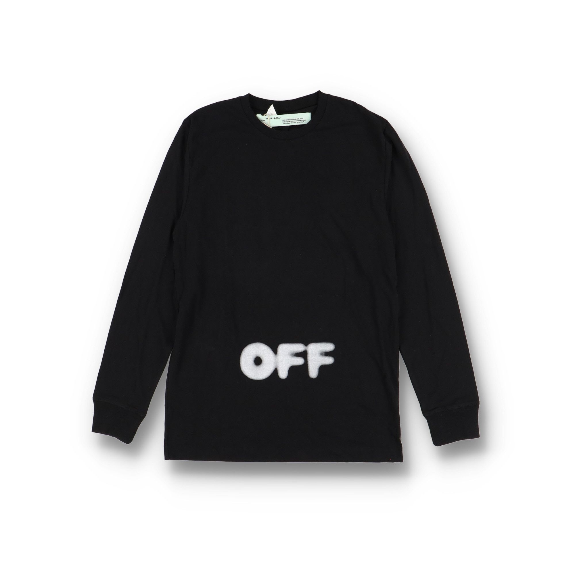 Off-White Black Kidmograph Logo T-Shirt Size US M / EU 48-50 / 2 - 1 Thumbnail