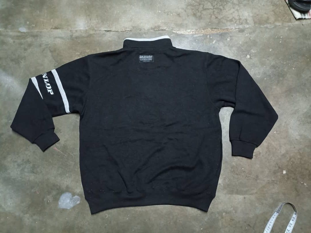 Dunlop × Japanese Brand DUNLOP Motor Sport Sweatshirt half zipper Size US L / EU 52-54 / 3 - 4 Thumbnail