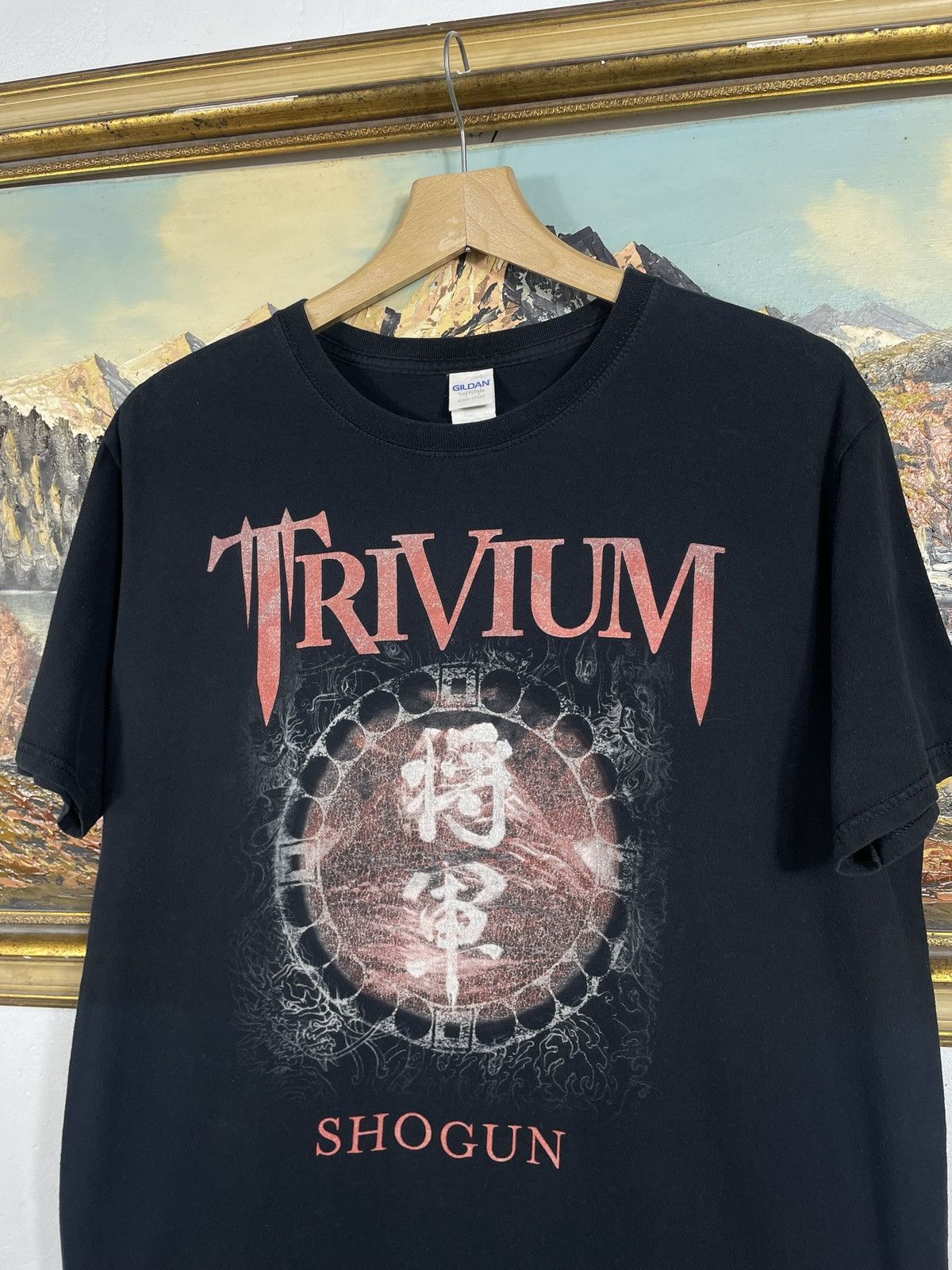 Band Tees × Vintage Trivium Shogun Black T-shirt Tee Merch 2008 Metal Rock Heavy Size US L / EU 52-54 / 3 - 5 Thumbnail