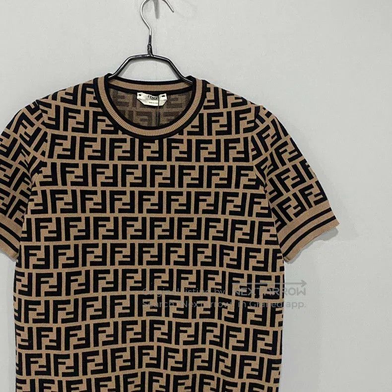 Fendi Fendi Fully Printed Double F Vintage Logo Short Sleeve Size XS / US 0-2 / IT 36-38 - 2 Thumbnail