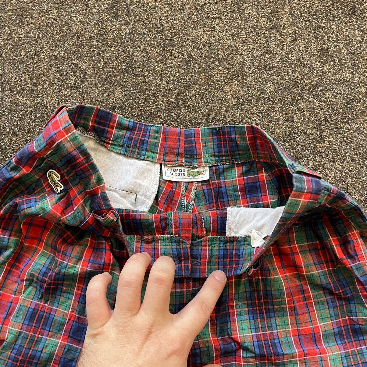 Vintage Vintage Y2K Lacoste Plaid Shorts Baggy Relaxed Fit Logo 30 Size US 30 / EU 46 - 3 Thumbnail