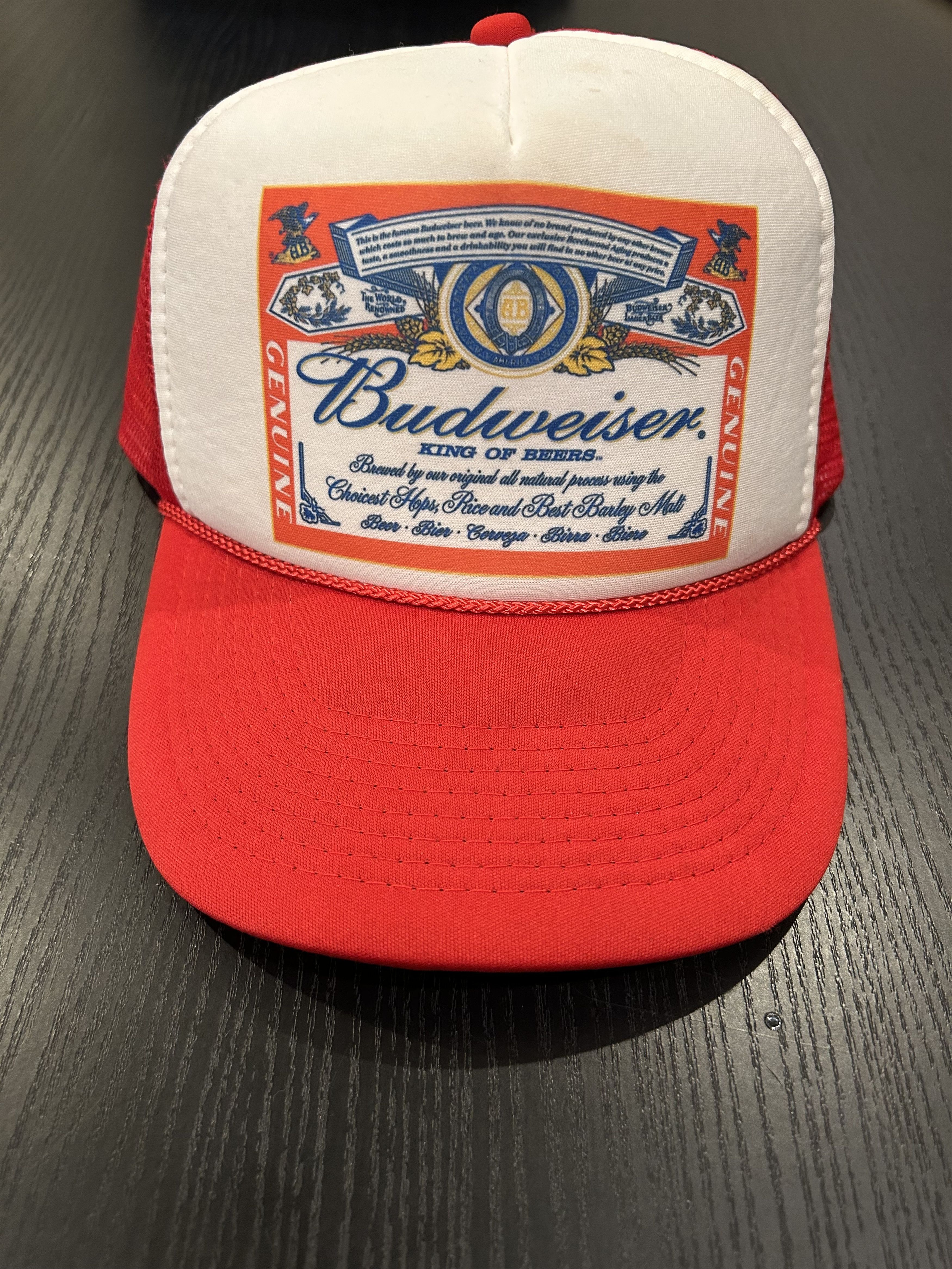 Budweiser Budweiser Vintage Hat Size ONE SIZE - 1 Thumbnail