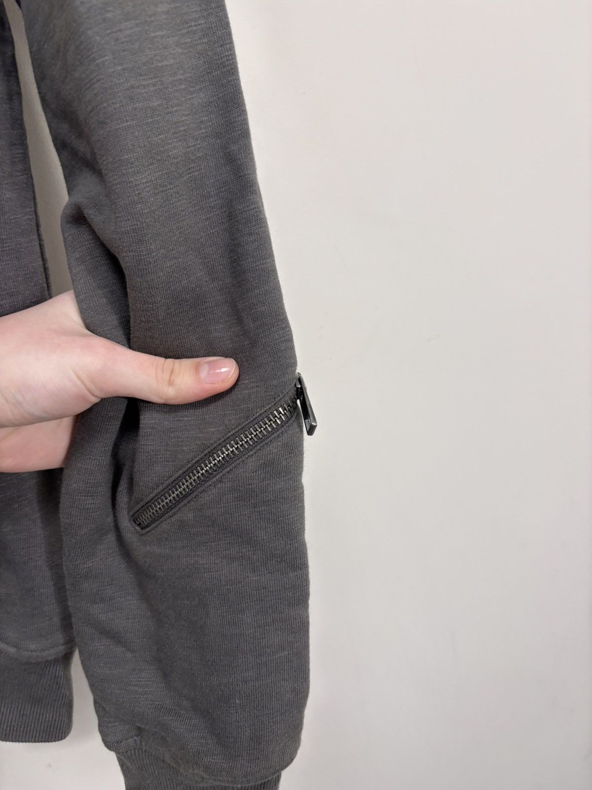 Allsaints AllSaints Men’s Grey Full Zip Cotton Newton Bomber Jacket Size US S / EU 44-46 / 1 - 9 Thumbnail