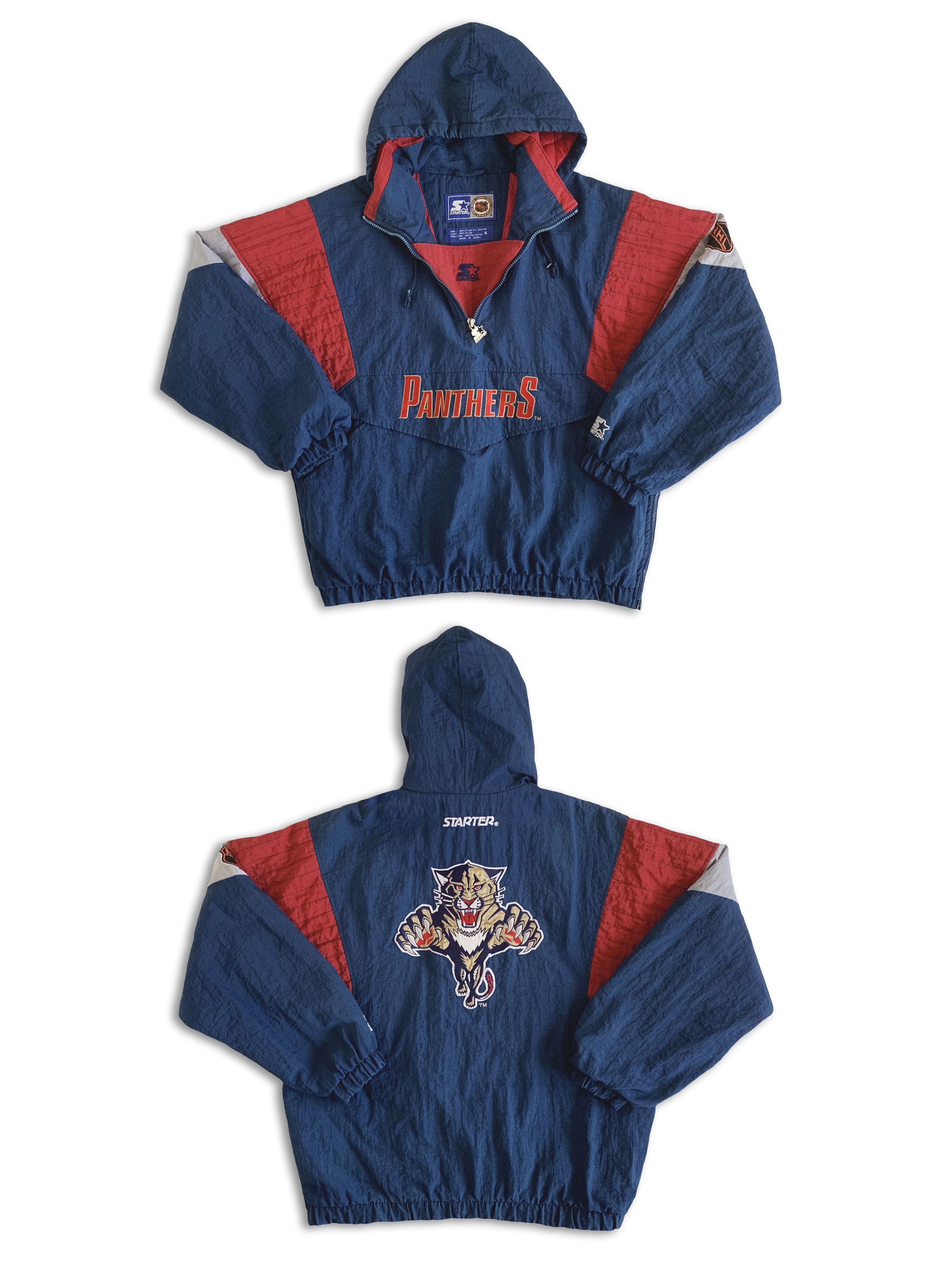 Starter Vintage 90s STARTER FLORIDA PHANTERS Jacket Pullover NHL Size US M / EU 48-50 / 2 - 1 Thumbnail