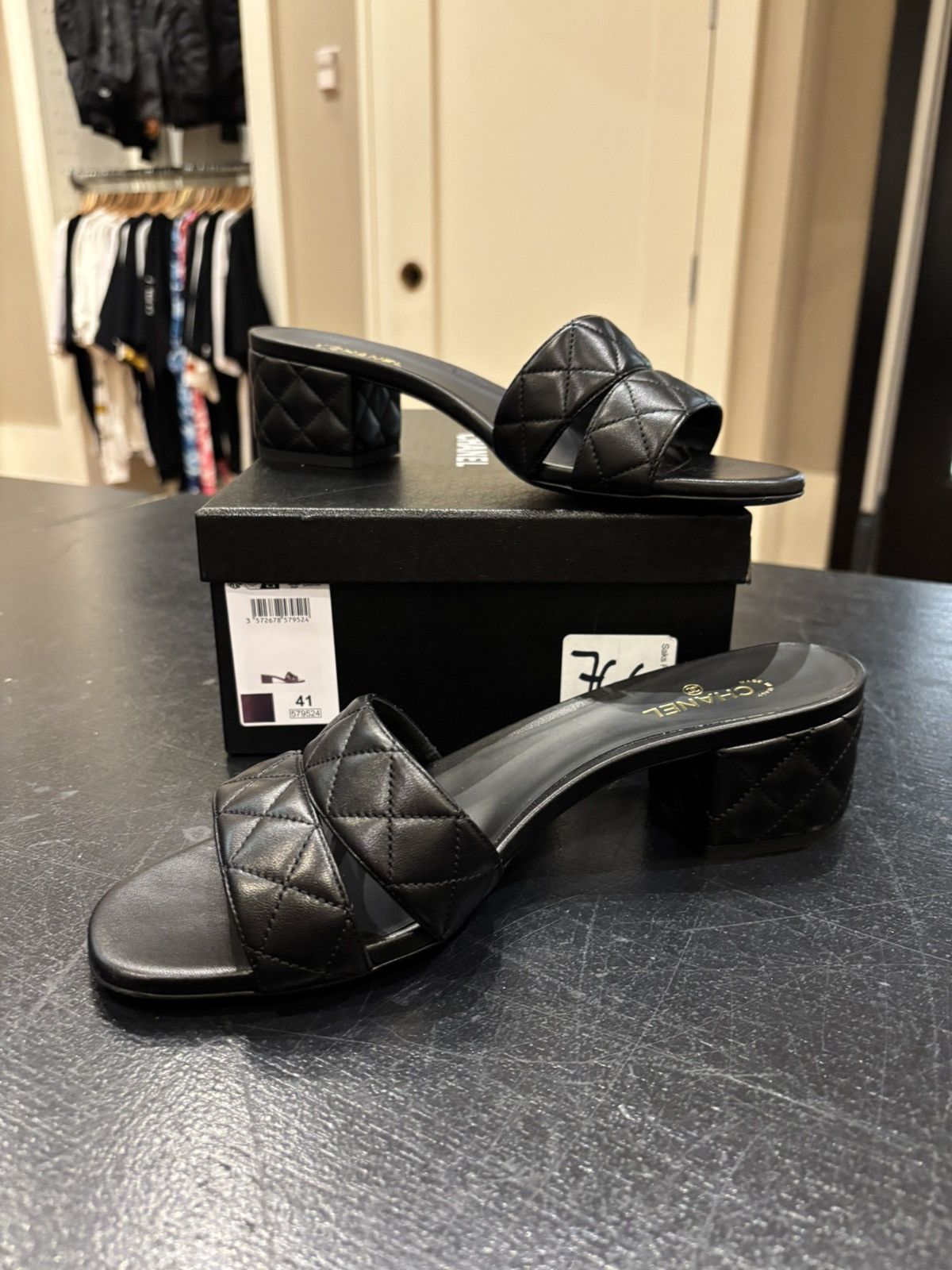 Chanel Chanel Calfskin Mule Size US 11 / IT 41 - 2 Thumbnail