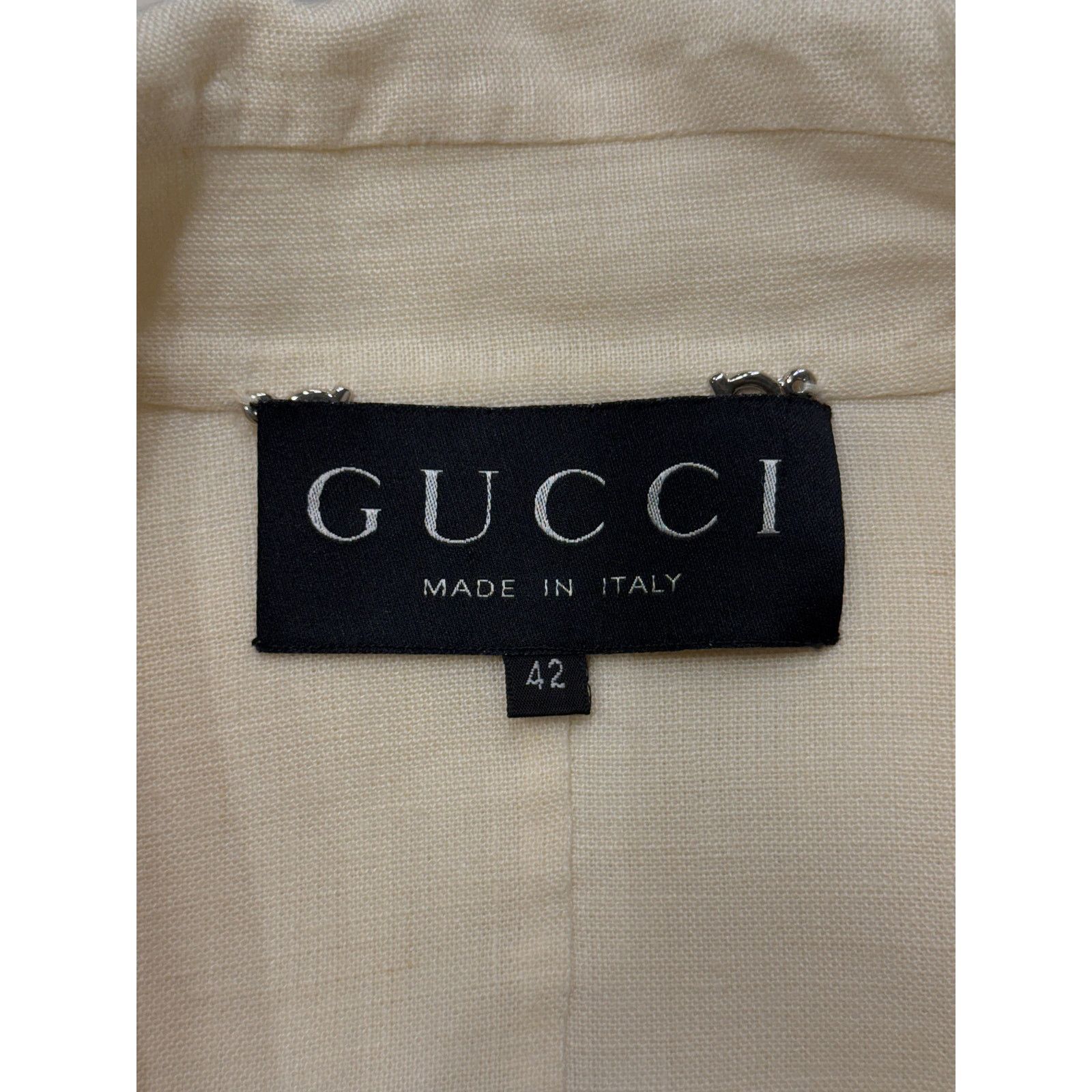 Gucci 1996 Gucci by Tom Ford caban linen coat Size M / US 6-8 / IT 42-44 - 10 Thumbnail