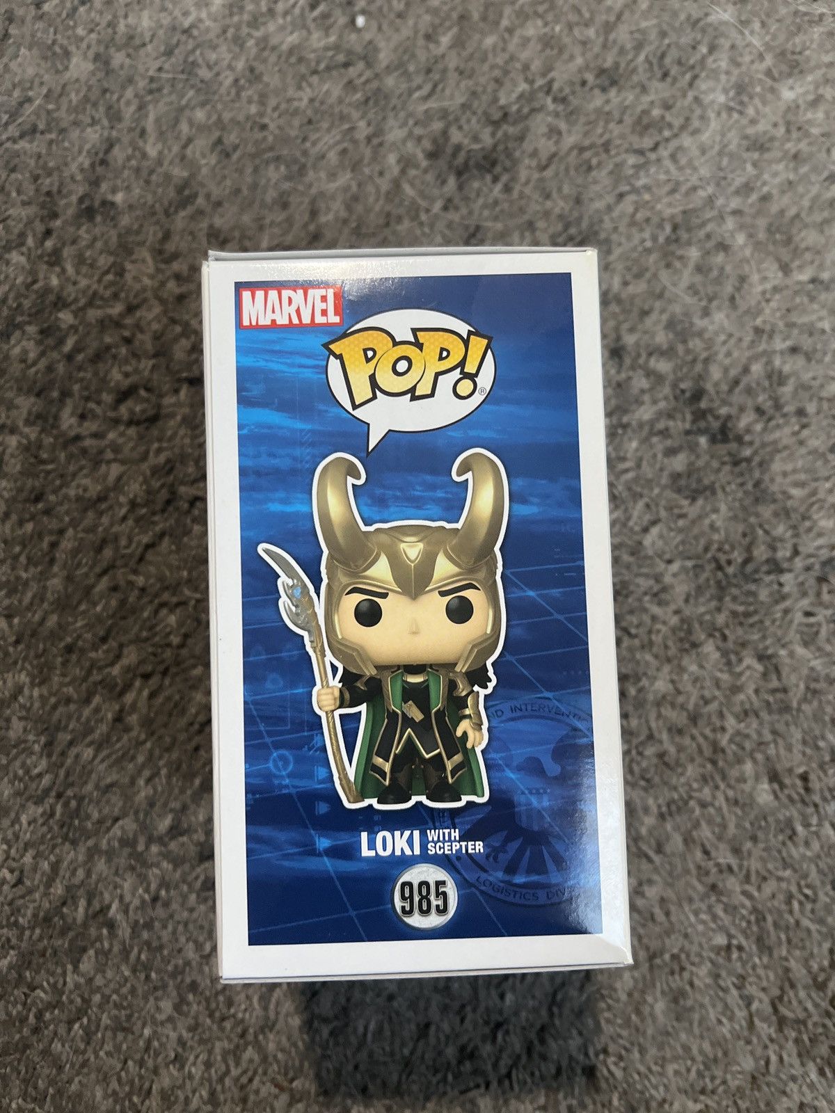 Marvel Comics Funko Pop! Loki With Scepter Bobble-Head Size ONE SIZE - 3 Thumbnail