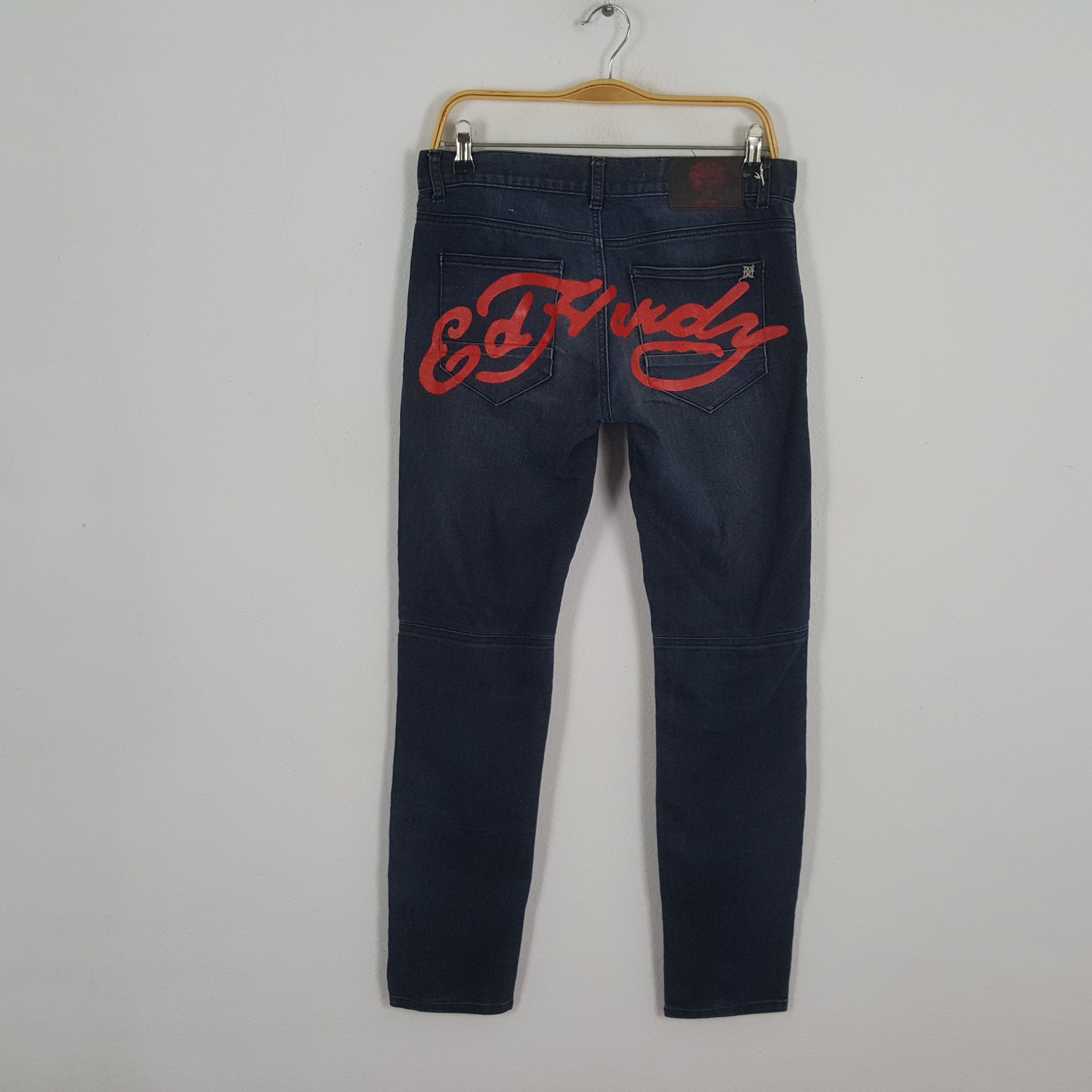 Christian Audigier × Ed Hardy × Vintage Vintage ED HARDY by CHRISTIAN AUDIGIER Designer Brand Jeans Size 30" / US 8 / IT 44 - 1 Thumbnail
