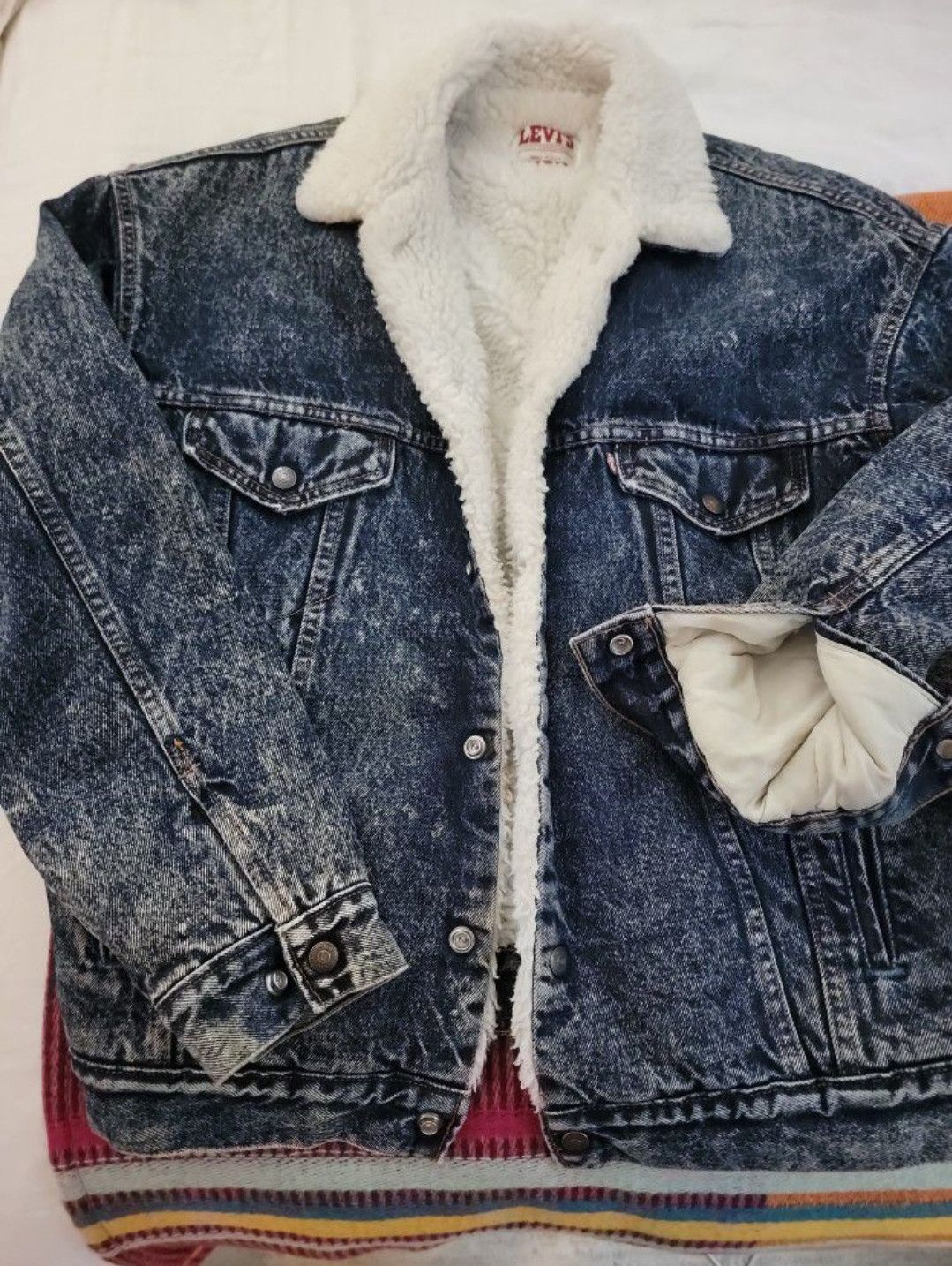 Levi's Levi's Sherpa Lined Denim Size US L / EU 52-54 / 3 - 1 Thumbnail