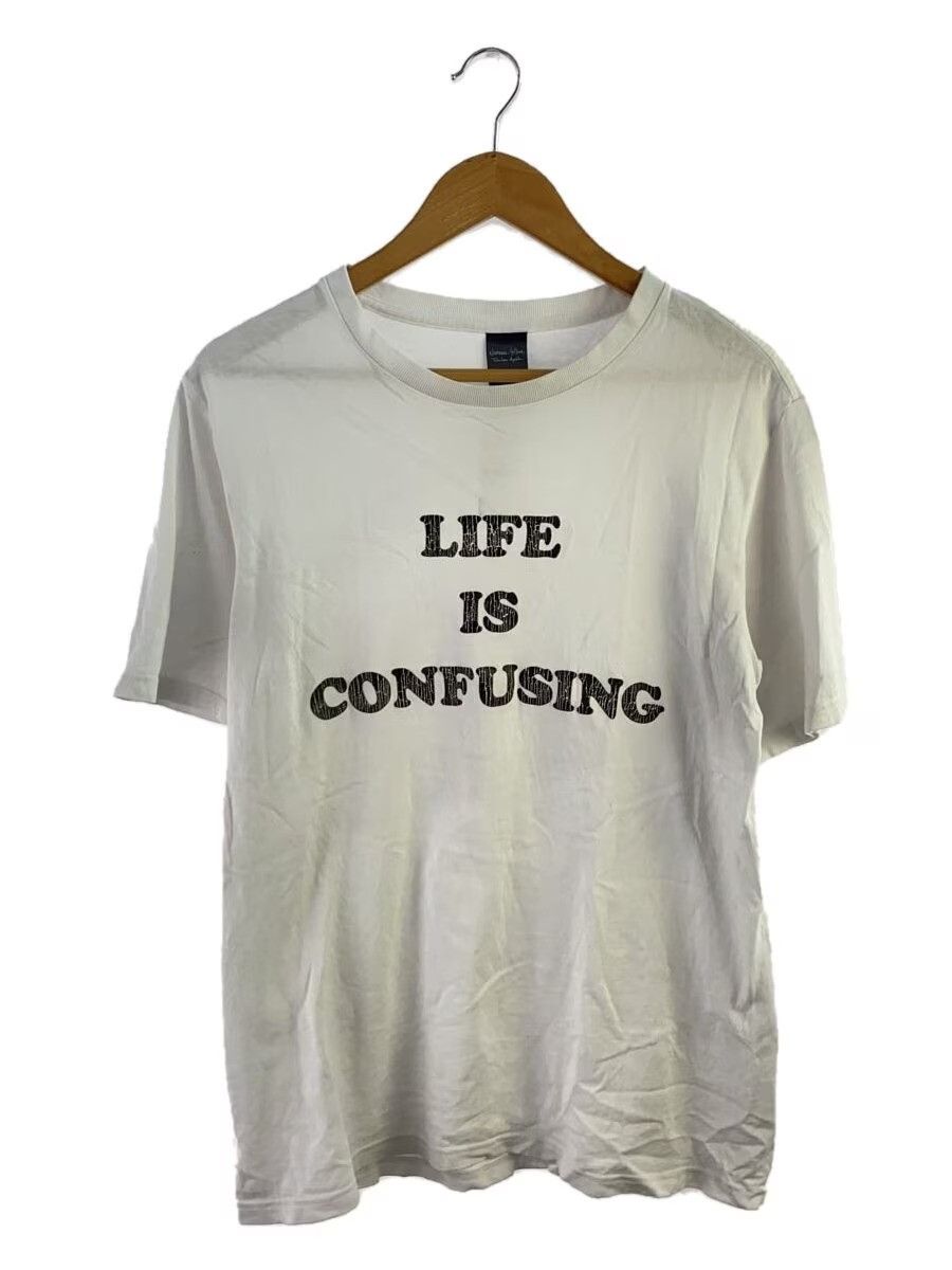 Number (N)ine NUMBER (N)INE 03AW LIFE IS CONFUSING T-shirt Silver Size 3 Size US L / EU 52-54 / 3 - 1 Thumbnail