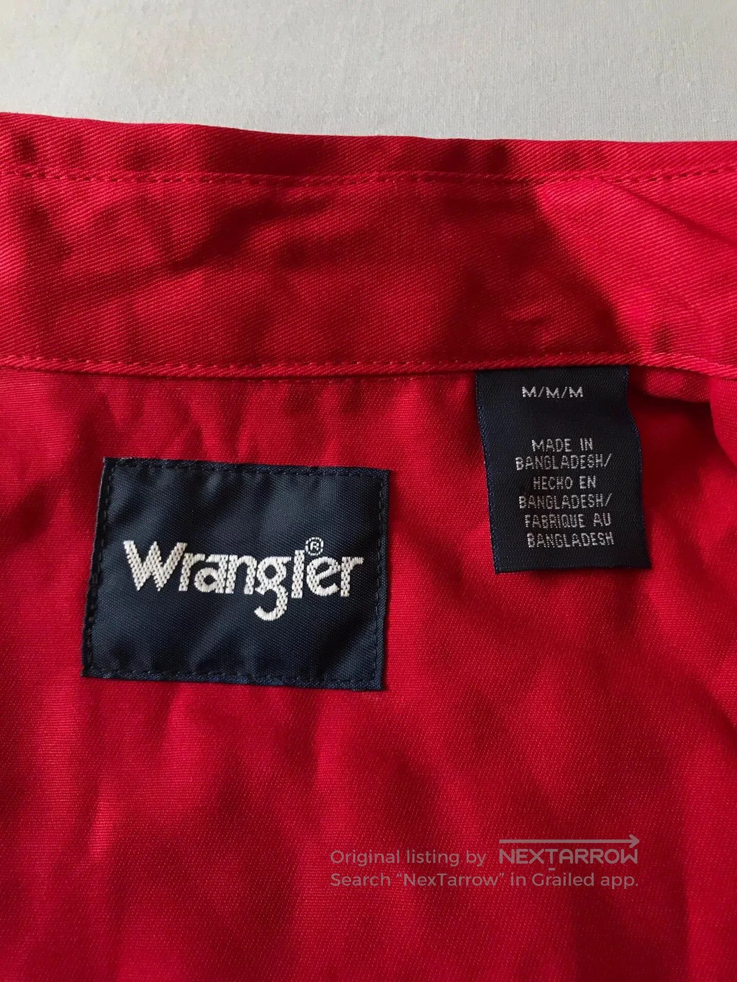 Wrangler Wrangler MS70619 Red Western Shirt M. Size US M / EU 48-50 / 2 - 7 Thumbnail