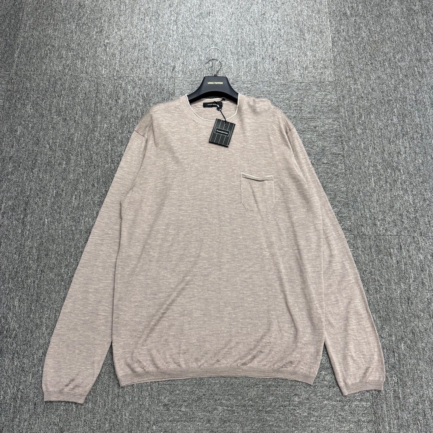 Ermenegildo Zegna Ermenegildo Zegna Silk Linen Blend Knit Sweater 54 Size US L / EU 52-54 / 3 - 1 Thumbnail