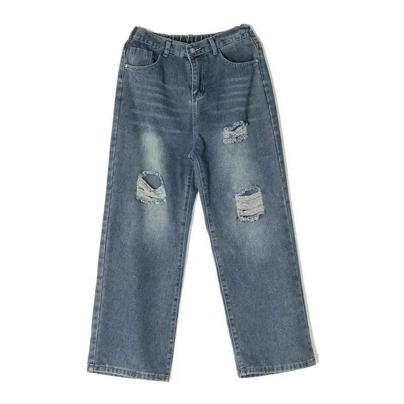 Japanese Brand Retro loose high street ripped jeans Size US 32 / EU 48 - 6 Thumbnail