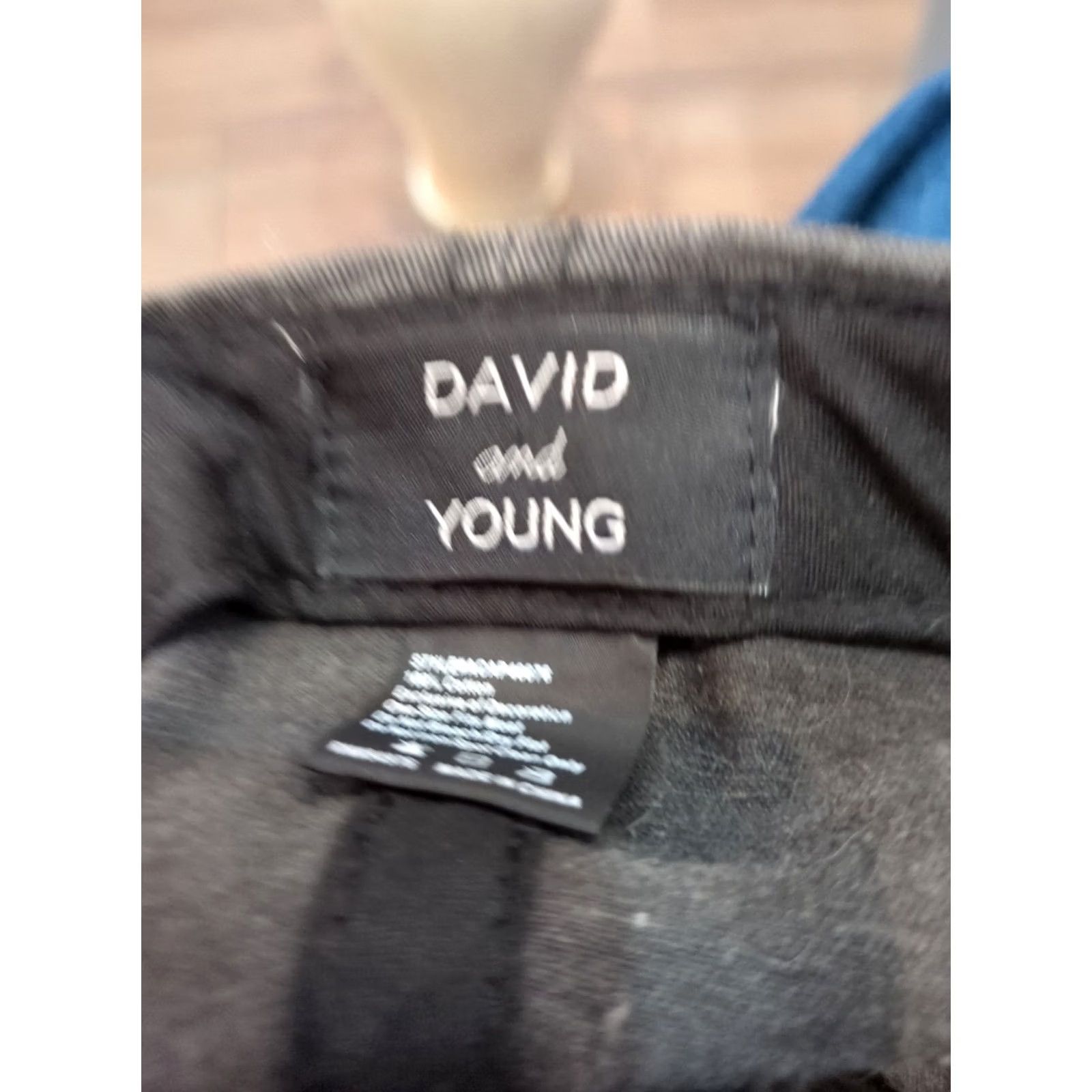 Vintage David And Young Rose Floral Denim Baseball Hat Adjustable Women's Blue Cap Size ONE SIZE - 4 Thumbnail