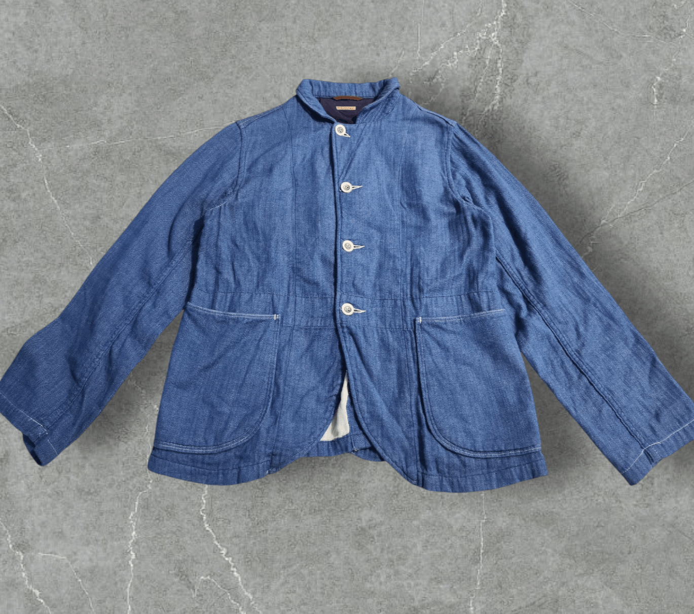 Kapital Kapital Breasted Sailor Indigo Denim Jacket Size US S / EU 44-46 / 1 - 3 Thumbnail