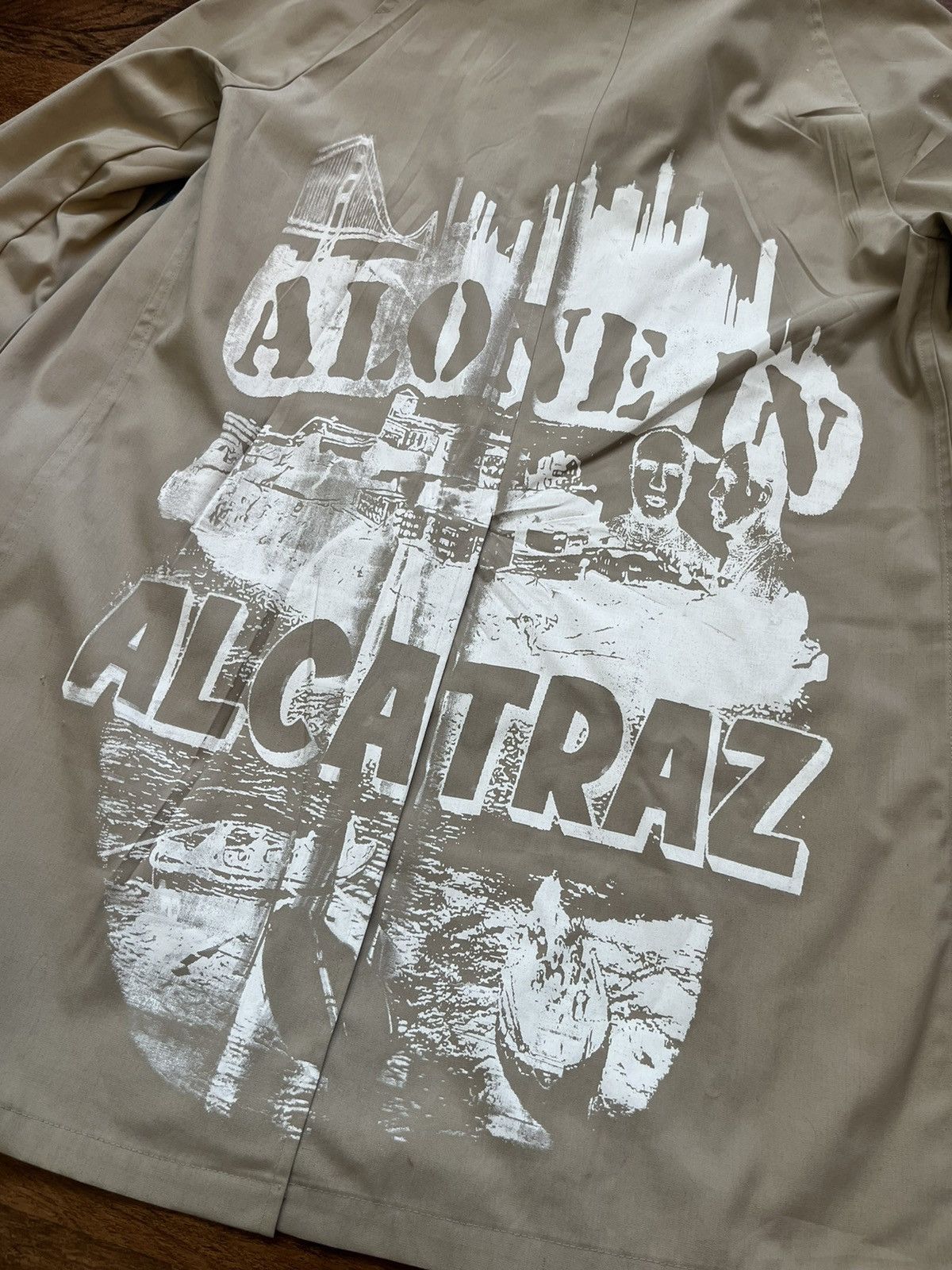 Vintage Custom Alcatraz Up-Cycled Long Coat Size US M / EU 48-50 / 2 - 7 Thumbnail