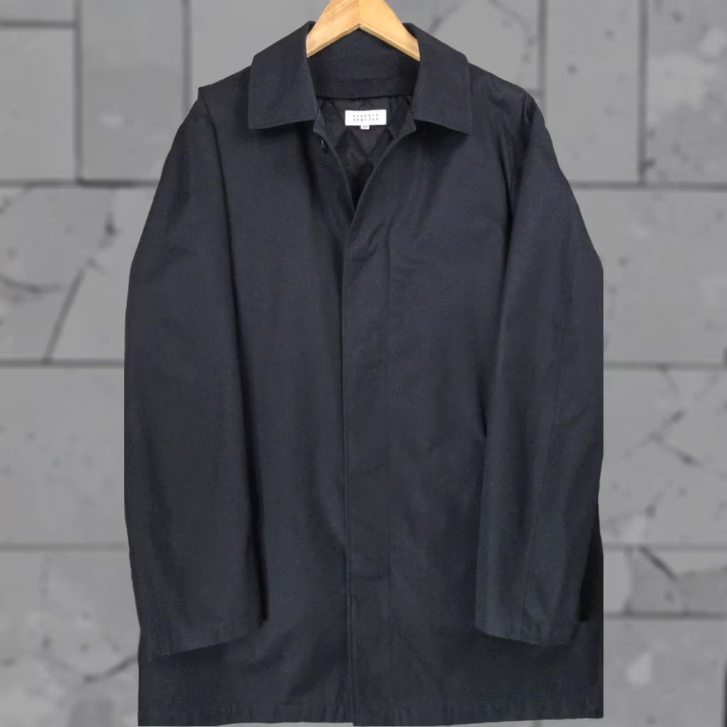 Mackintosh VINTAGE Barneys New York Jacket Coat Men 42 Large Mackintosh Button Front Insulated Liner Vest Black 100% Cotton 3 in 1 Size US L / EU 52-54 / 3 - 1 Thumbnail