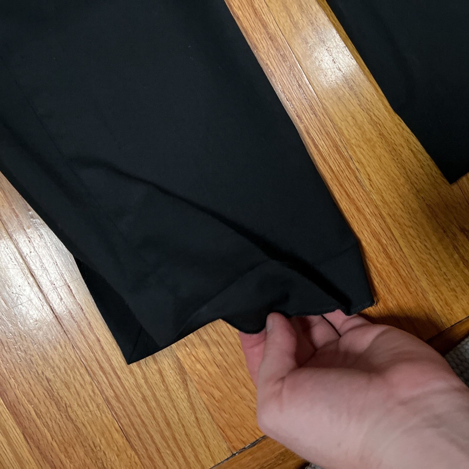 Versace Versace Uniform Black Pants Leg Slit Wool Blend Italy Size US 32 / EU 48 - 14 Thumbnail