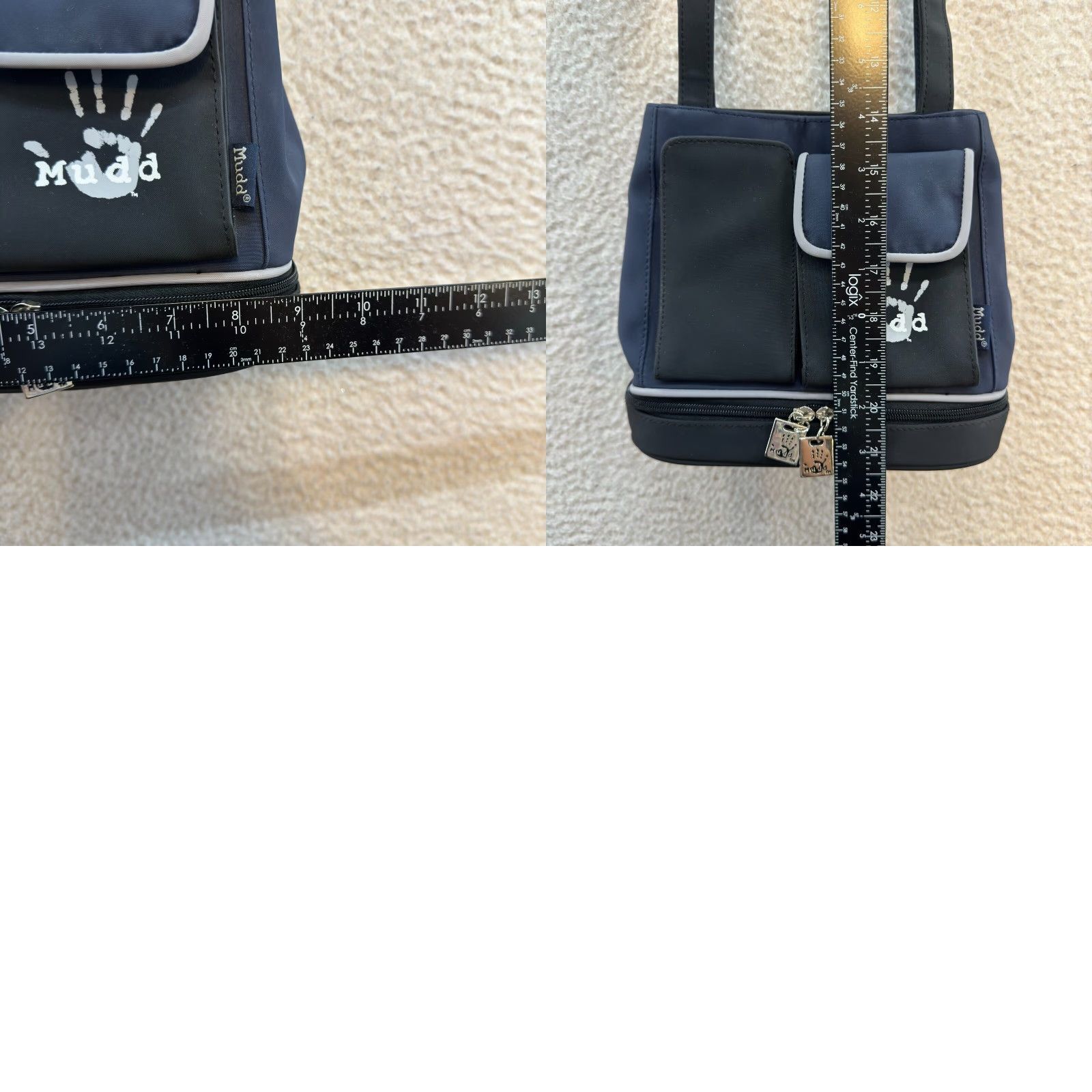 Vintage VINTAGE Y2K Mudd Shoulder Bag Purse Matching Wallet Set Nylon Sporty Utility Bag - Blue - Shoulder Bag - Adult? (No extra) Size ONE SIZE - 9 Thumbnail