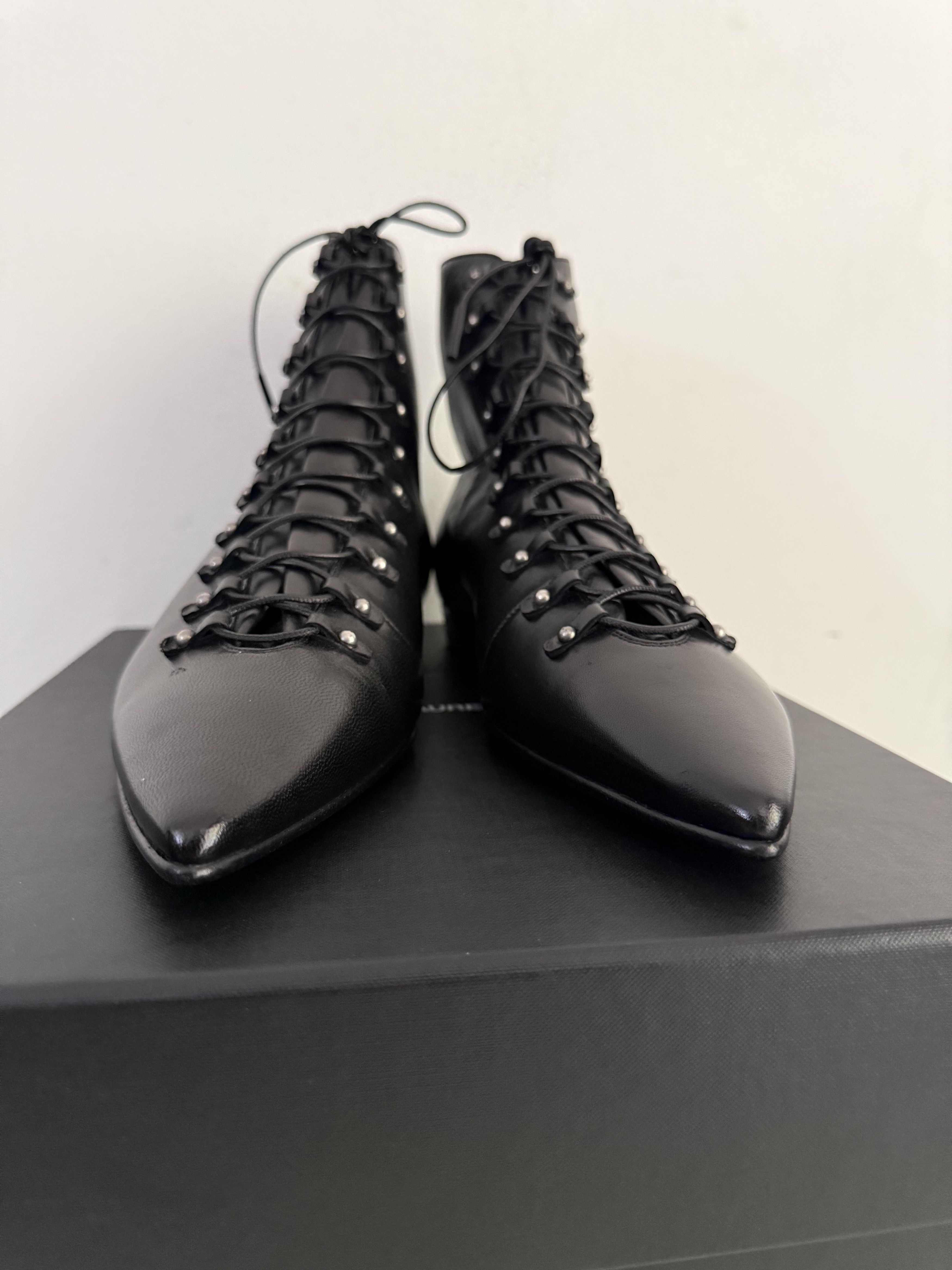 Saint Laurent Paris Saint Laurent Levine 15 Lace-Up Boots Size US 9.5 / EU 42-43 - 1 Thumbnail
