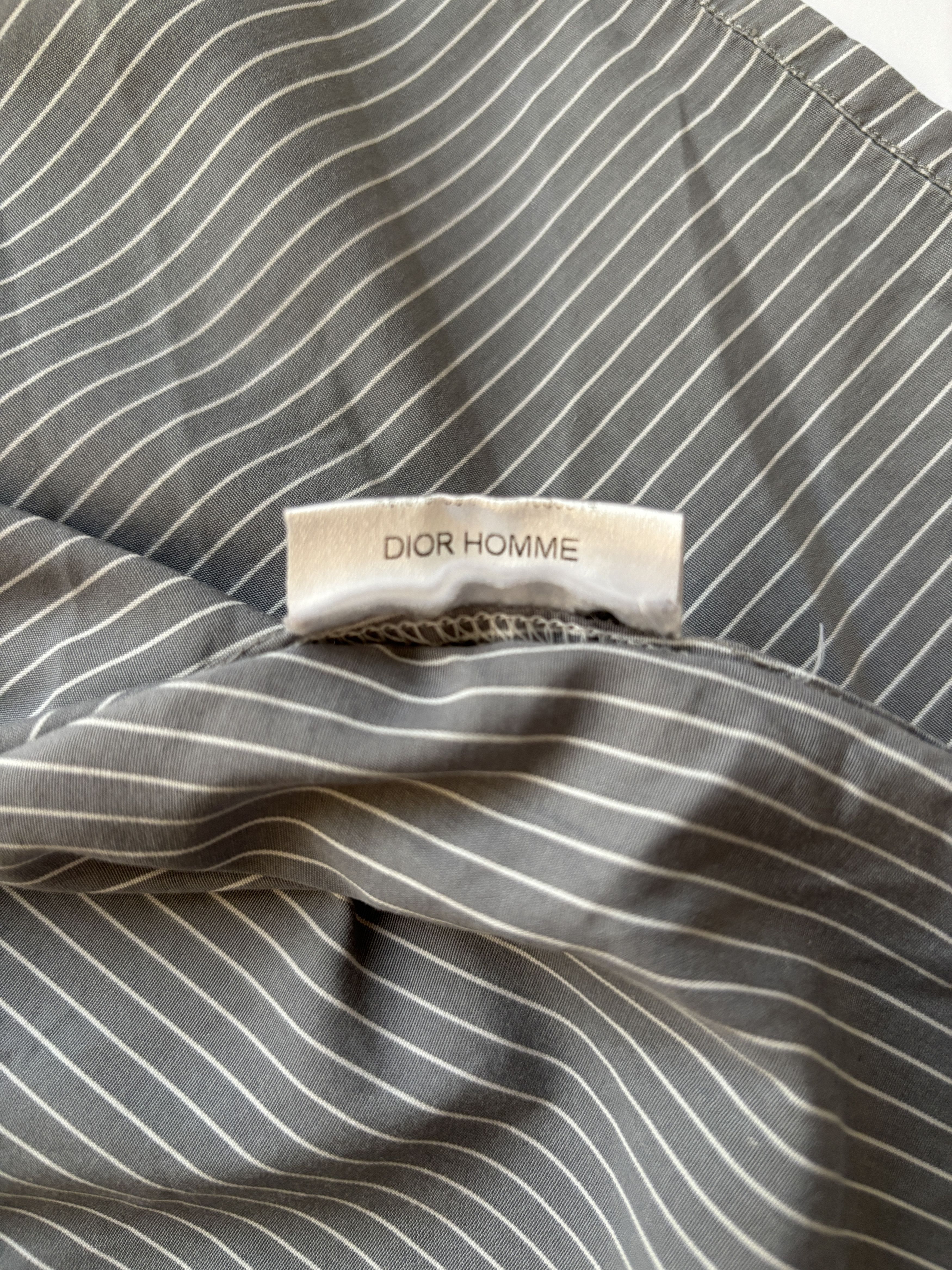 Dior × Hedi Slimane ⚡️QUICK SALE⚡️Dior Hedi Slimane Striped Button-up Shirt Size US M / EU 48-50 / 2 - 6 Thumbnail