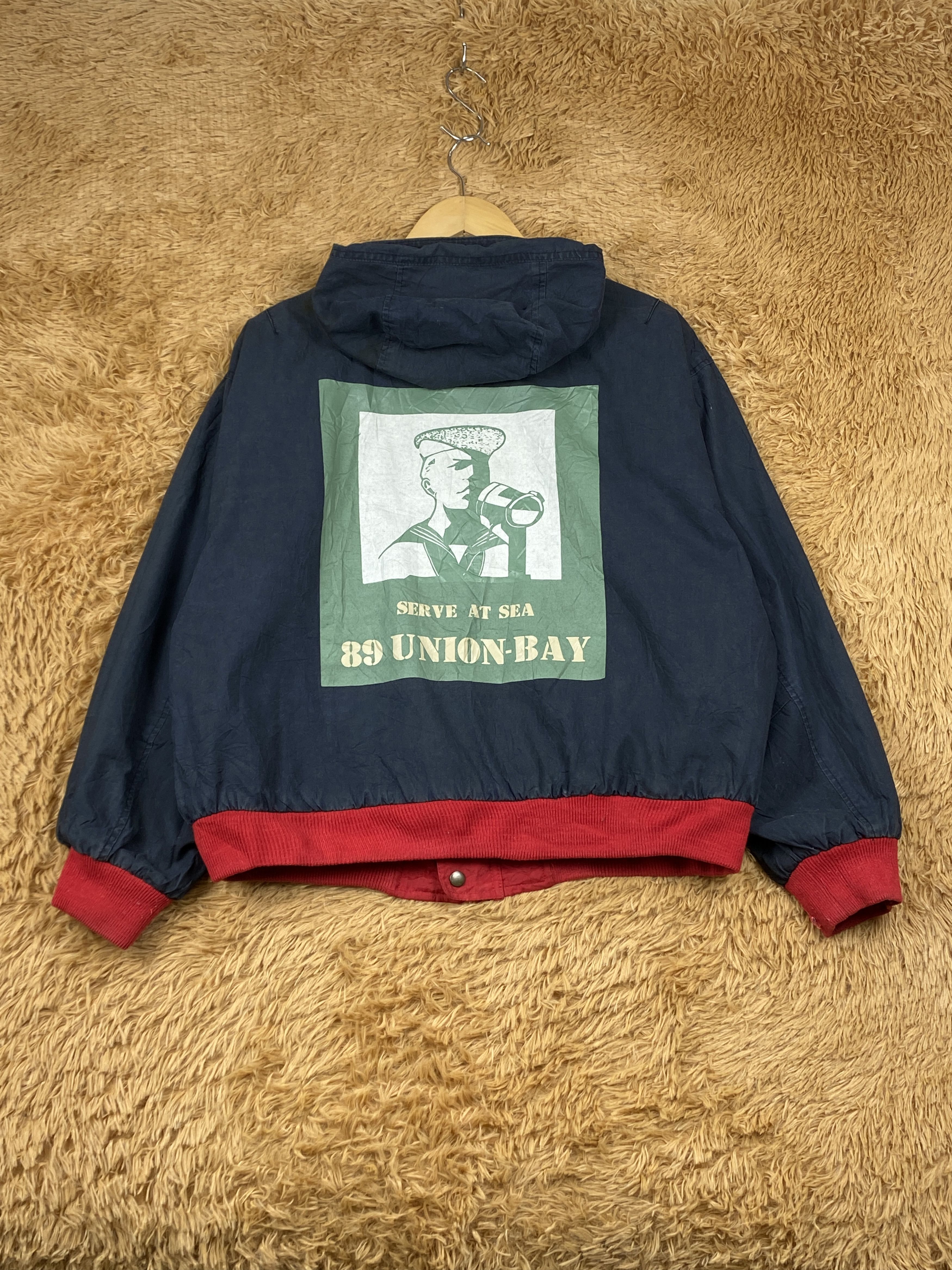 UNIONBAY Vintage Union Bay Reversible Hoodie Jacket J0571 Size US L / EU 52-54 / 3 - 1 Thumbnail