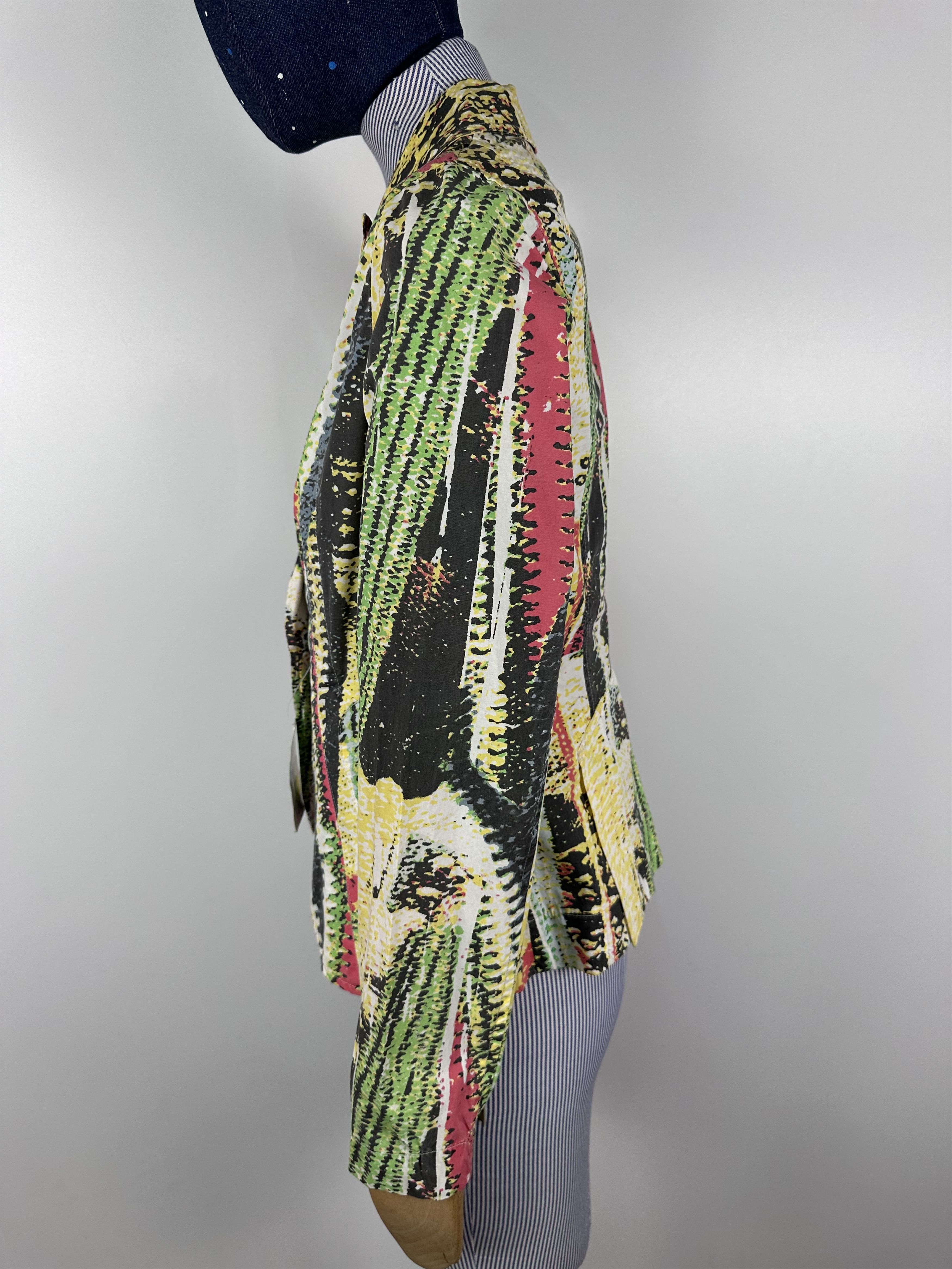 Desigual NWT DESIGUAL Womens Blazer Multicolored Size 36 Size XS / US 0-2 / IT 36-38 - 7 Thumbnail