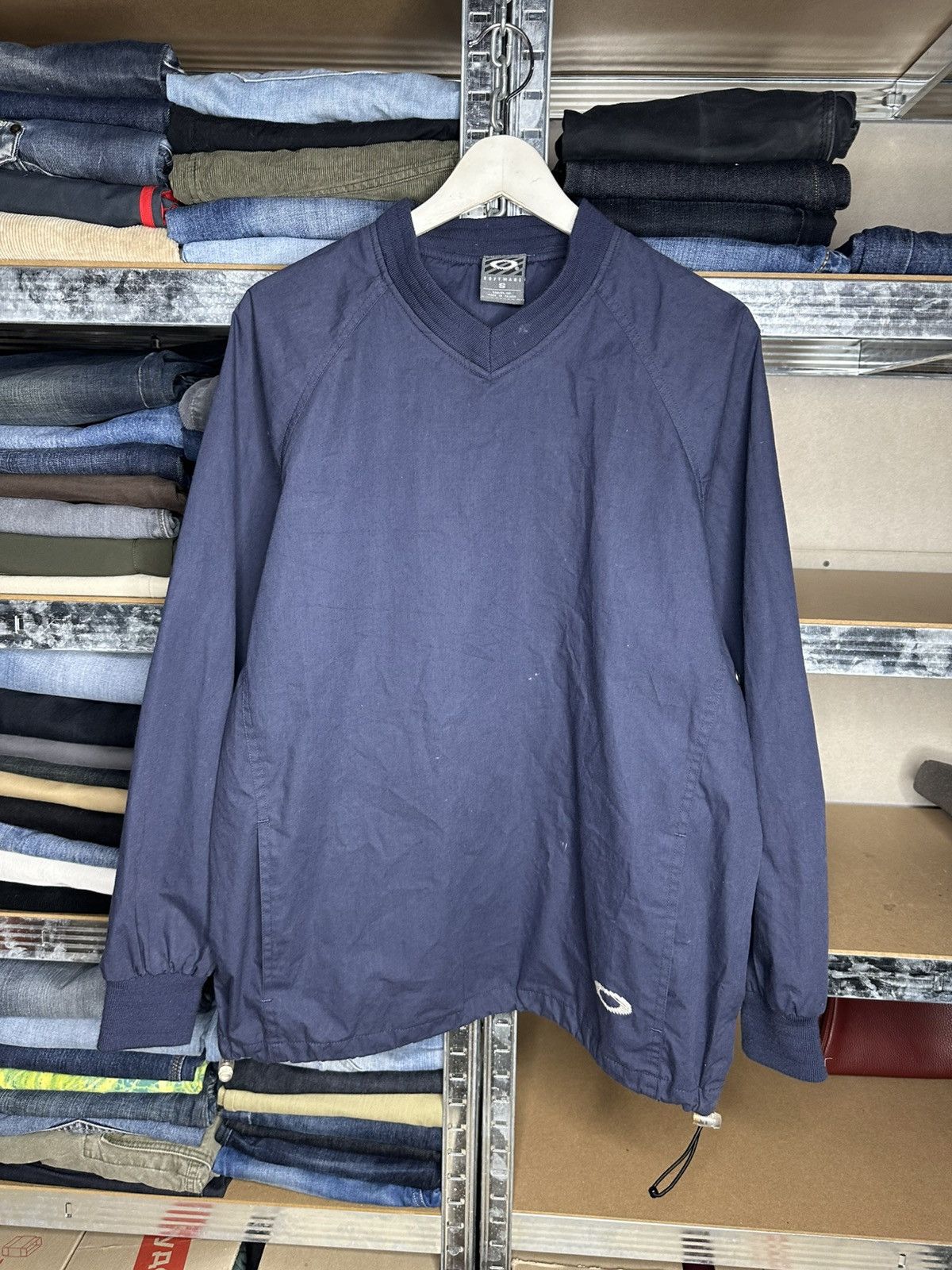 Oakley Vintage Oakley Software V-Neck Windbreaker Pullover Logo S Size US S / EU 44-46 / 1 - 1 Thumbnail