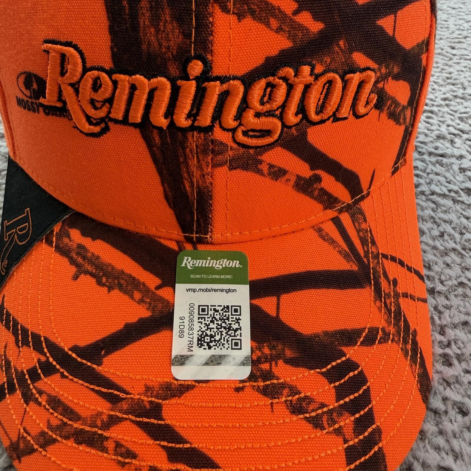 Mossy Oaks Remington Mossy Oak Orange Camo Hat Cap Adjustable Strap NWT Size ONE SIZE - 9 Thumbnail