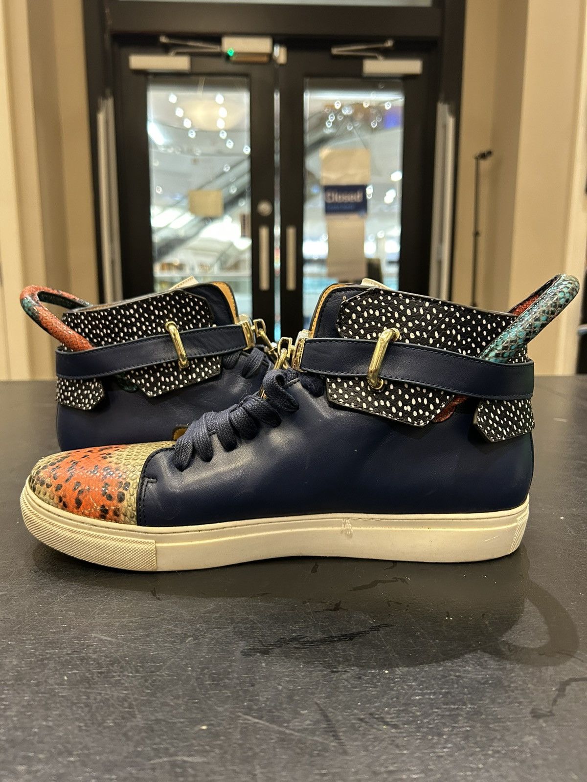 Buscemi Buscemi Safari Print Sneakers Size US 13 / EU 46 - 3 Thumbnail