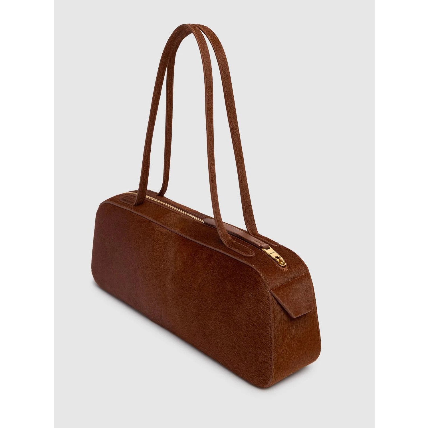 KHAITE KHAITE Simona $2600 Rust Brown Ponyhair Shoulder Bag New/Aut Size ONE SIZE - 4 Thumbnail