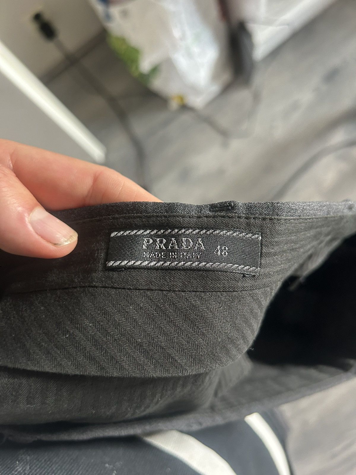 Prada Virgin Wool/Nylon Blend Pants Size US 32 / EU 48 - 16 Thumbnail
