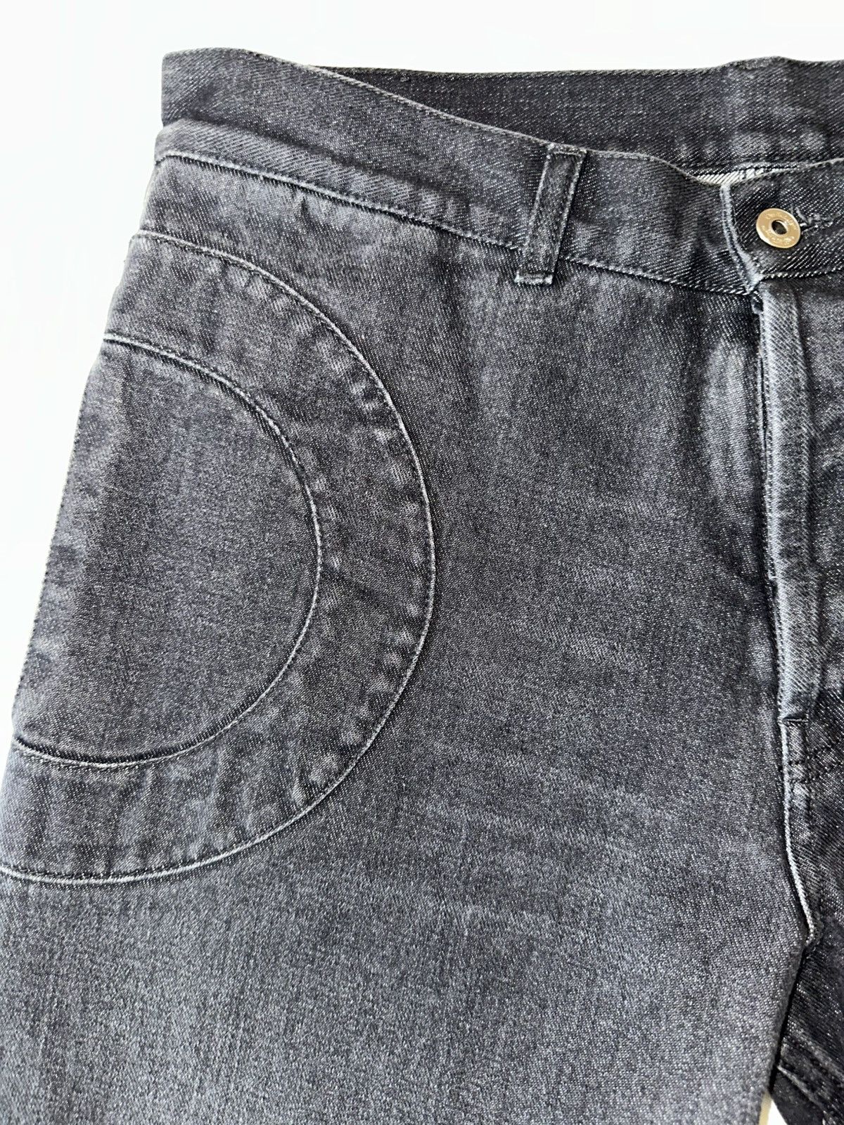 Off-White Off-White Arrows Tab Relax Round Jeans in Vintage Grey Size US 32 / EU 48 - 4 Thumbnail