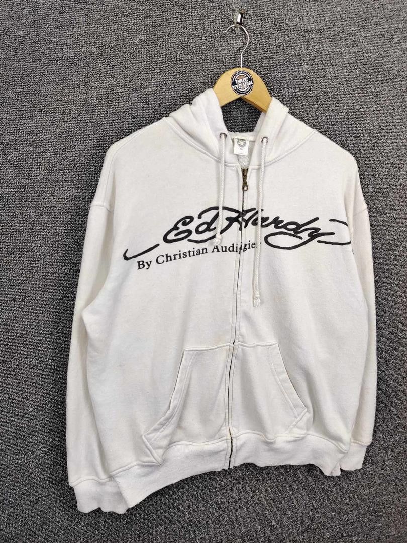 Ed Hardy Ed Hardy Christian Audigier Los Angeles Skull Zip Up Hoodie Size US L / EU 52-54 / 3 - 7 Thumbnail