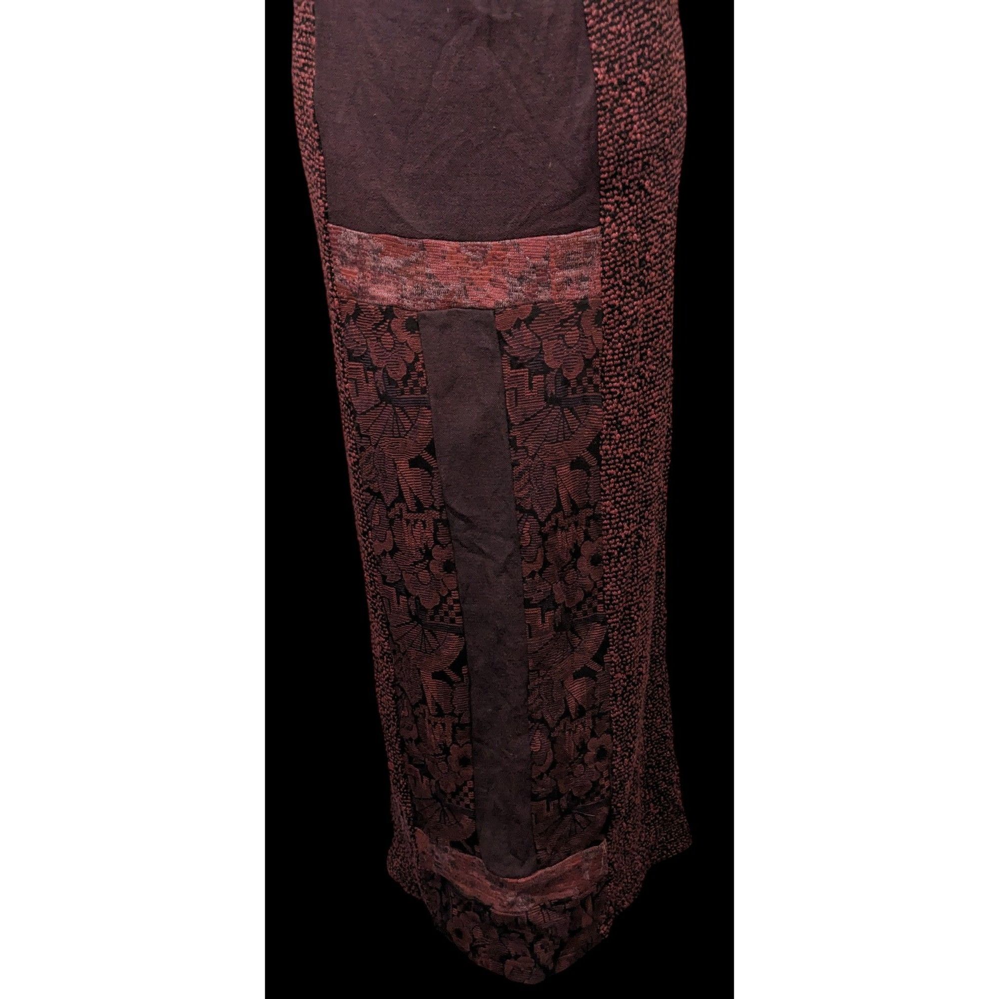 Other Vintage 80s Gothic Maxi Skirt by Outback Adventurous Clothin Size 26" / US 2 / IT 38 - 2 Thumbnail