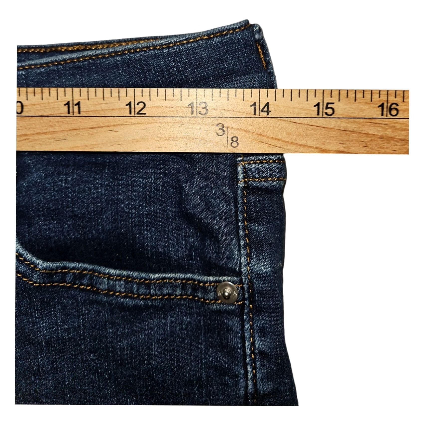 Banana Republic VINTAGE Banana Republic Jeans Women's 26 Tall Slim Blue Denim 5-Pocket Stretch Dark Headline: City, Preppy Mens Women Girls? Size 26" / US 2 / IT 38 - 3 Thumbnail