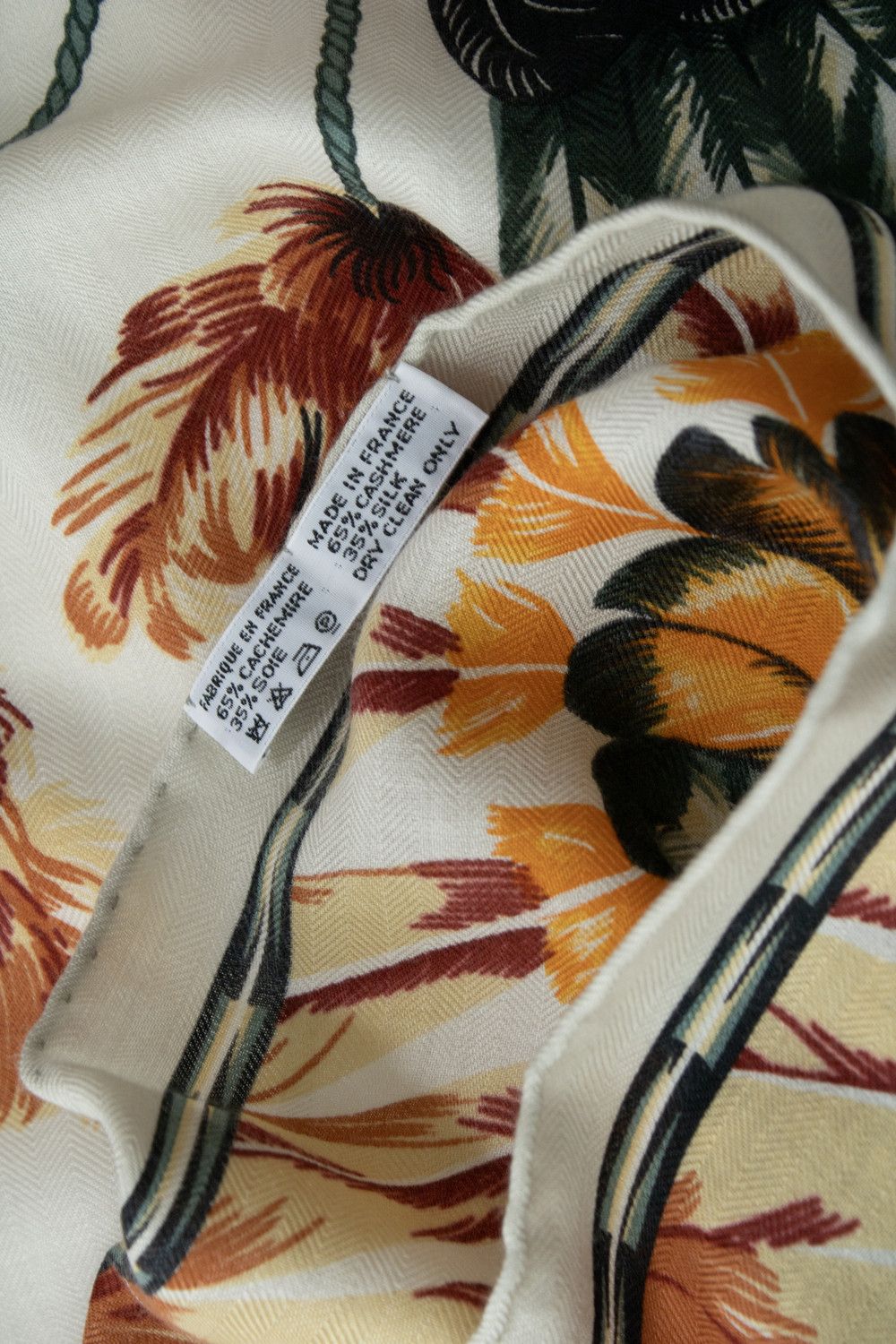 Hermes Hermes, BRAZIL cashmere and silk scarf Size ONE SIZE - 8 Thumbnail