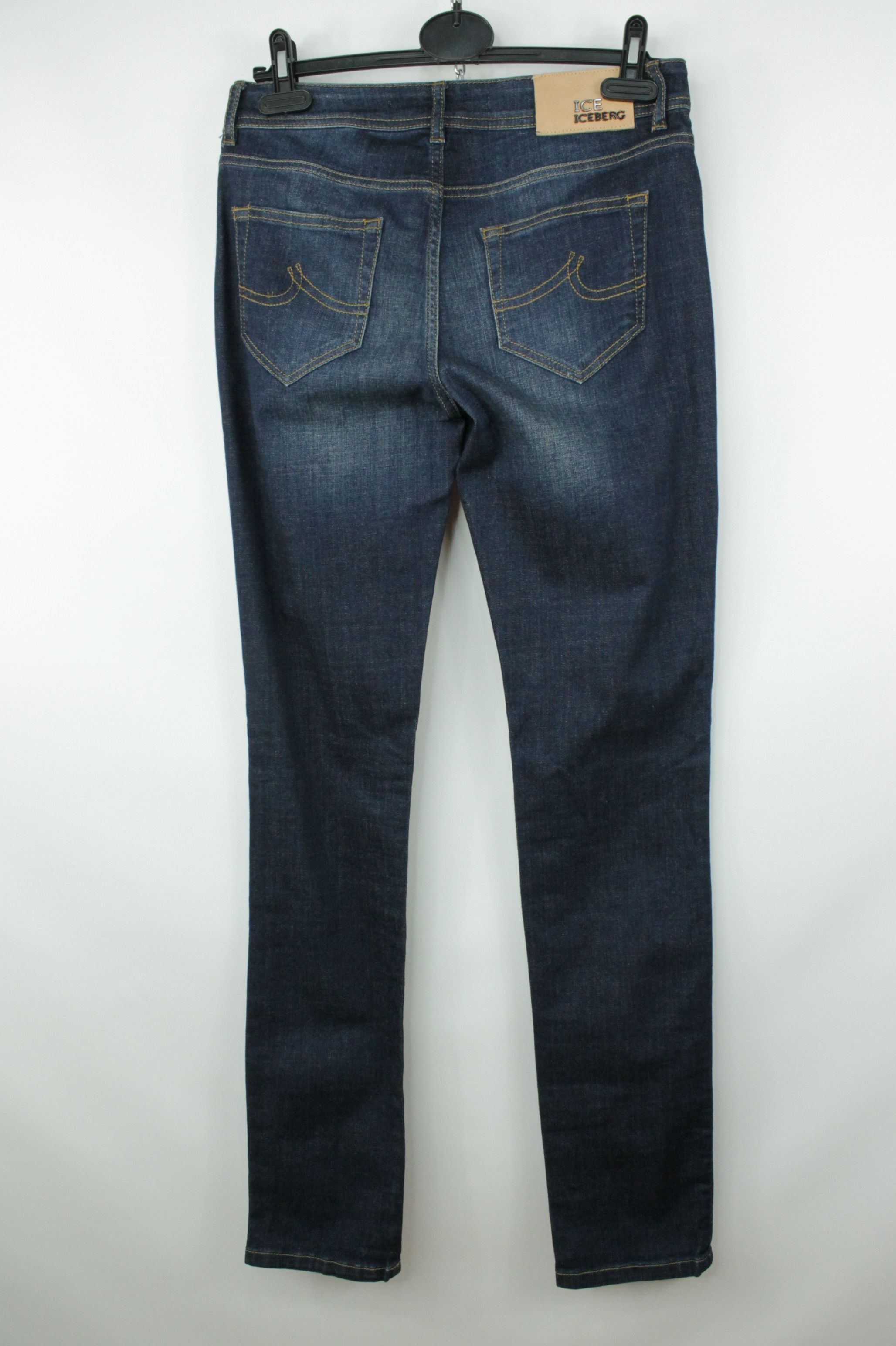 Designer × Iceberg Iceberg Shanghai 27 Slim Fit Blue Women's Jeans Size 29" - 9 Thumbnail