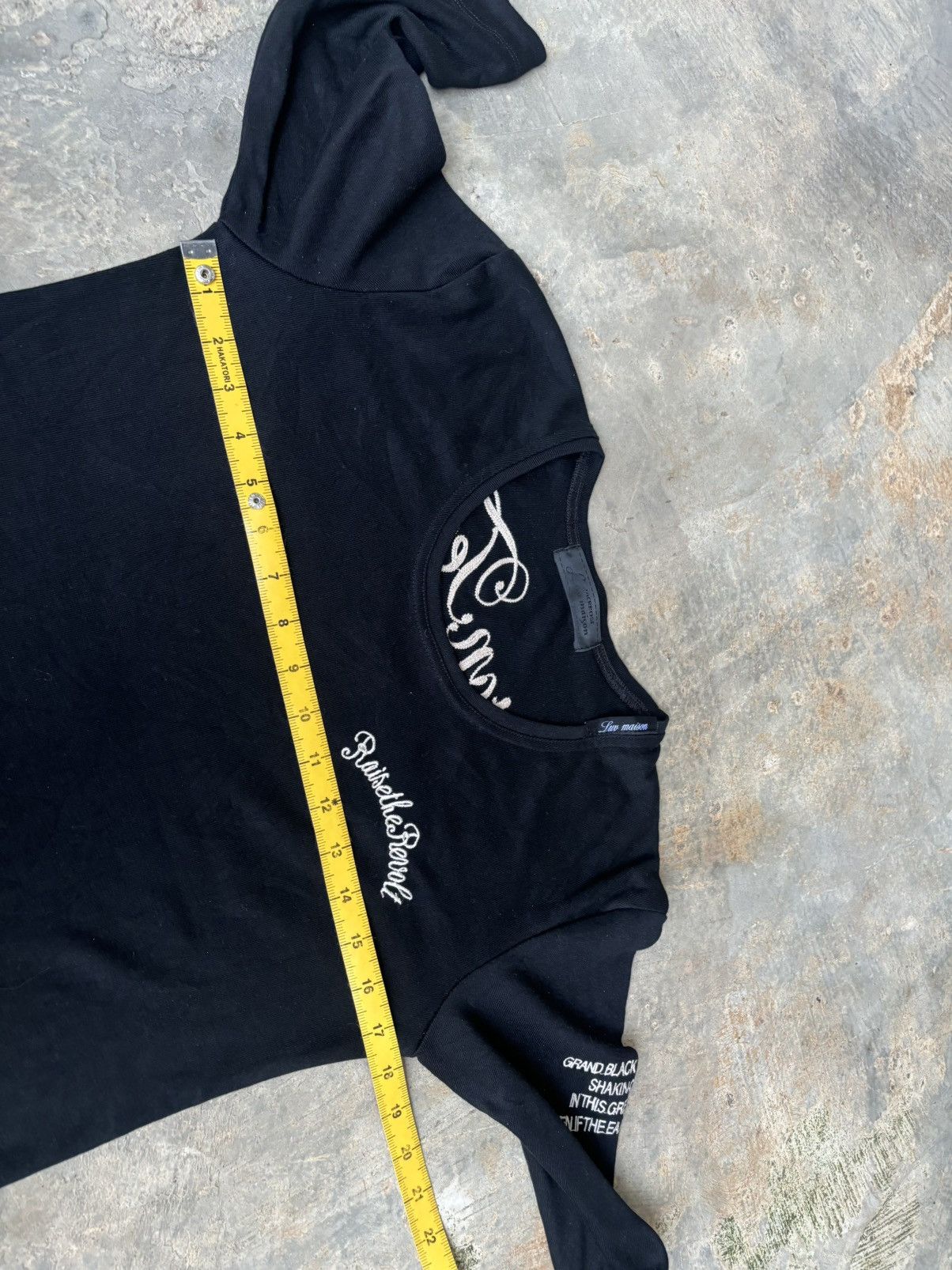 Hysteric Glamour × If Six Was Nine × Japanese Brand Y2k Glam Rock Black Ifsix Lgb Style Tshirt Size US M / EU 48-50 / 2 - 11 Thumbnail