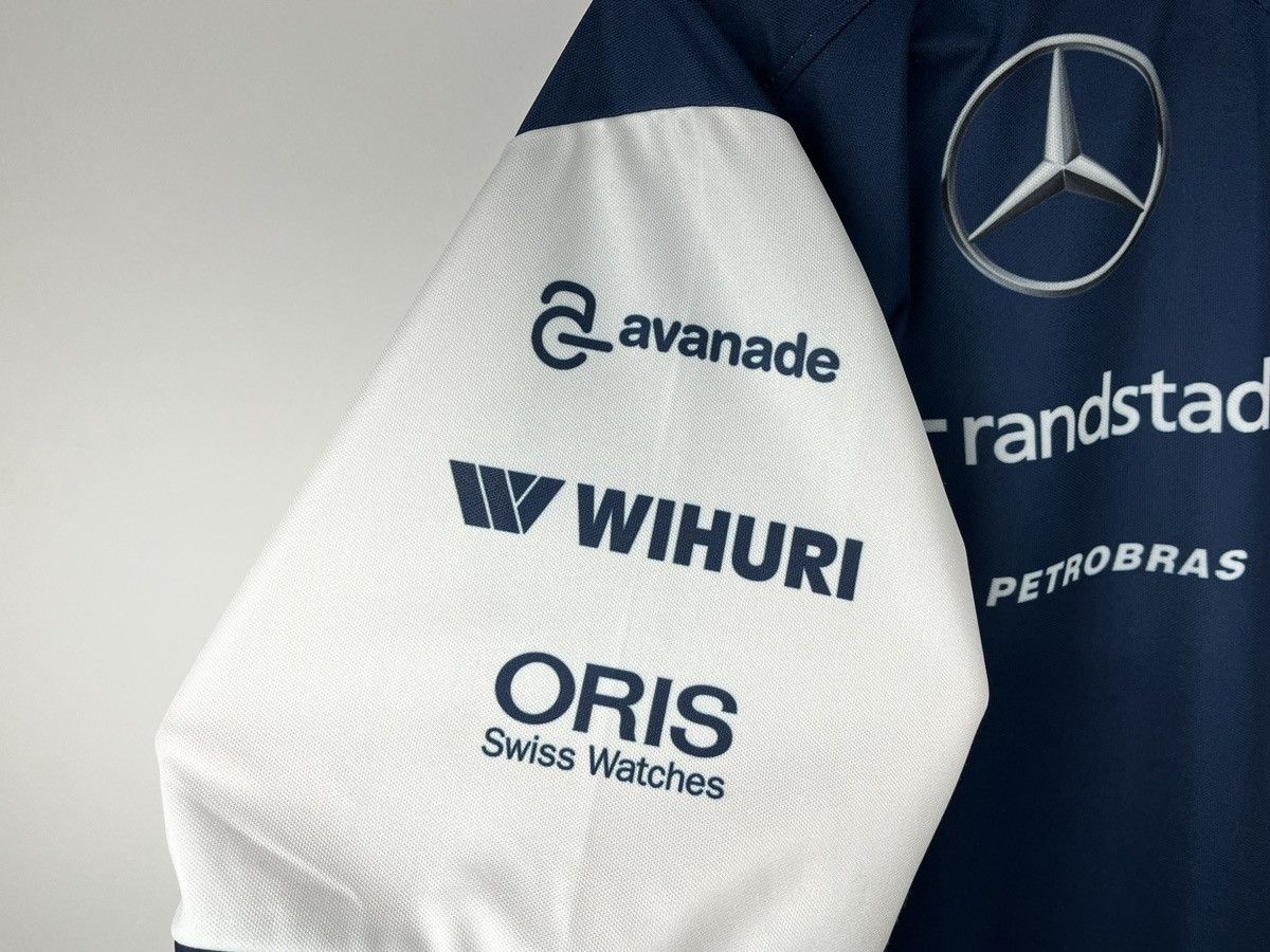 Hackett Hackett Williams Martini Racing Mercedes Petrobras Jersey Size US XL / EU 56 / 4 - 6 Thumbnail