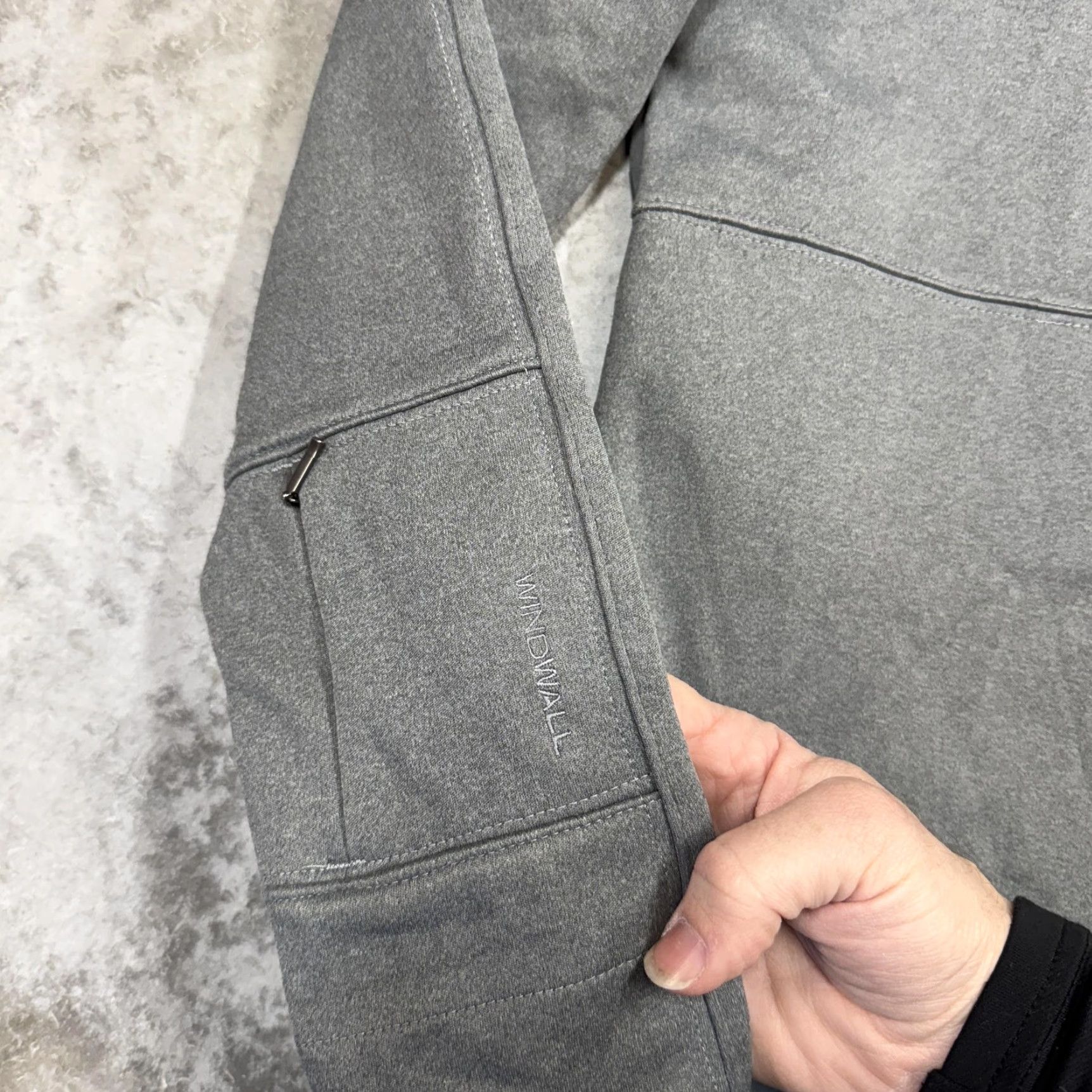 The North Face The North Face Jacket Womens S Gray WindWall Hooded Softshell Zip Pockets Size S / US 4 / IT 40 - 5 Thumbnail