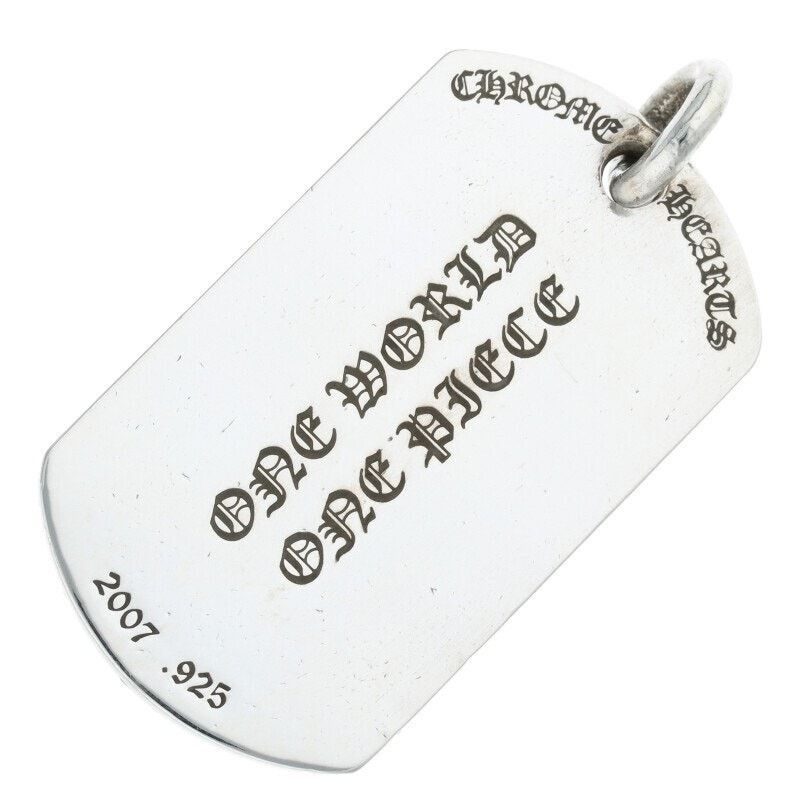Chrome Hearts Chrome Hearts Flairnie Silver Dog Tag Necklace Size ONE SIZE - 2 Thumbnail