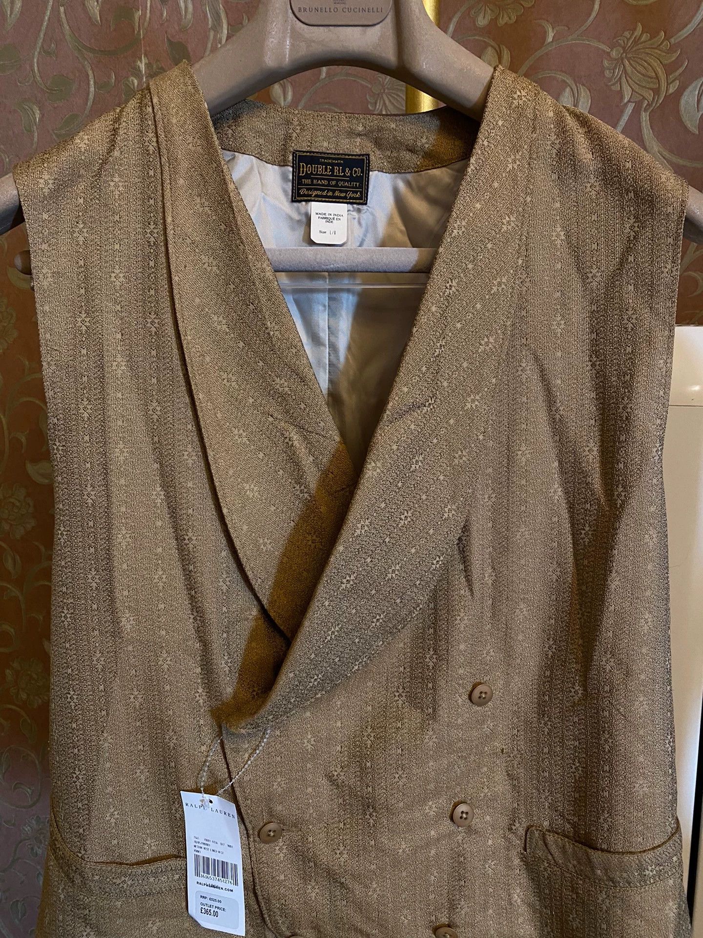 RRL Ralph Lauren RRL Double-Breasted Southwest Print Cotton-Silk Vest L Size US L / EU 52-54 / 3 - 4 Thumbnail