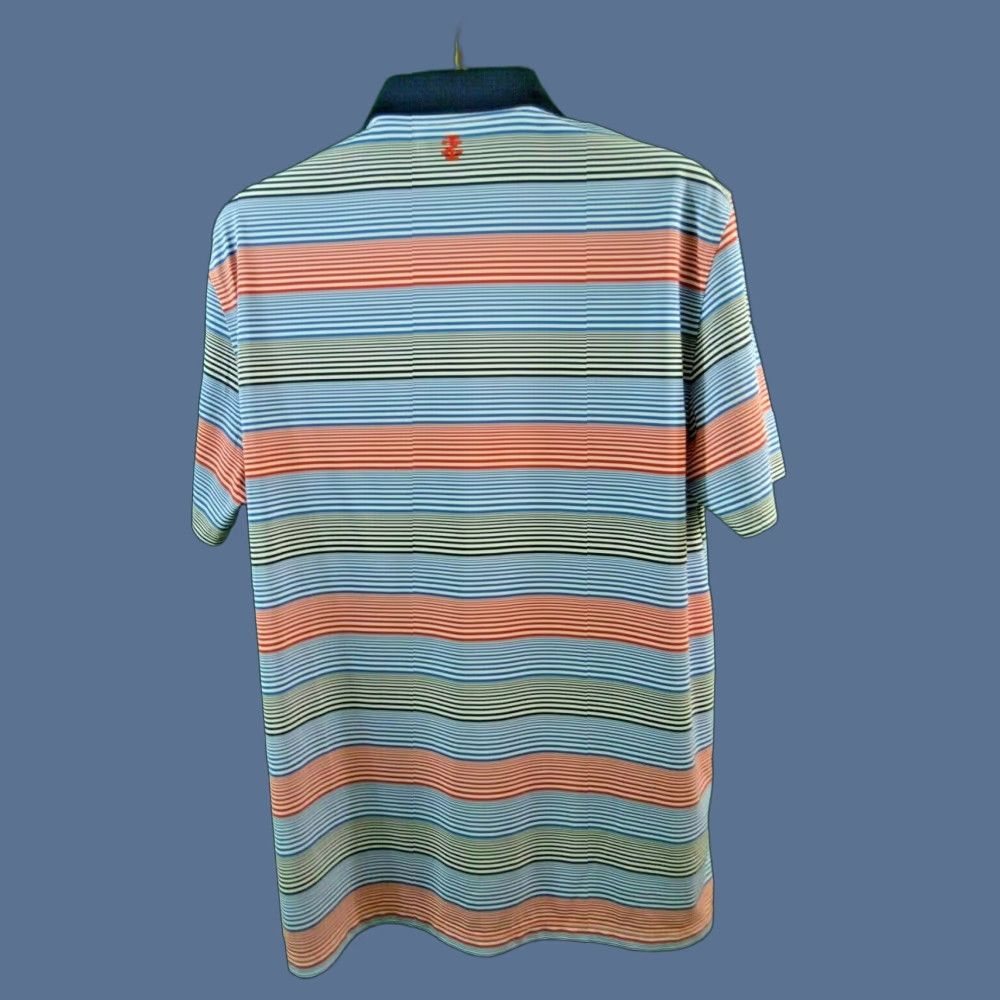 Izod Izod Polo Golf Shirt Multicolor Striped Men's SZ Large Size US L / EU 52-54 / 3 - 1 Thumbnail