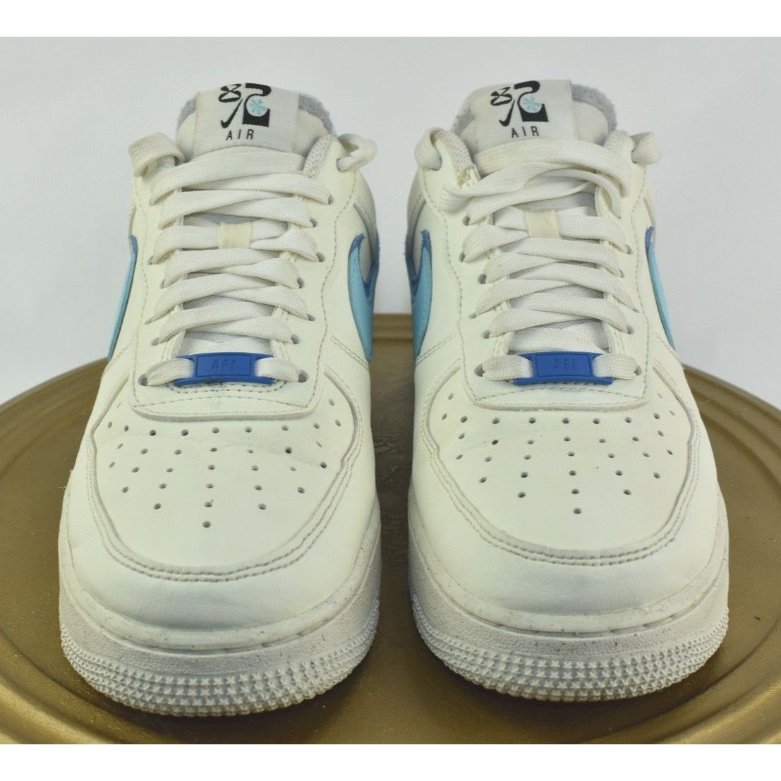 Nike Nike Air Force 1 '07 LV8 82 Men's Shoes Size 8 Blue Chill/Wh Size US 8 / EU 41 - 2 Thumbnail
