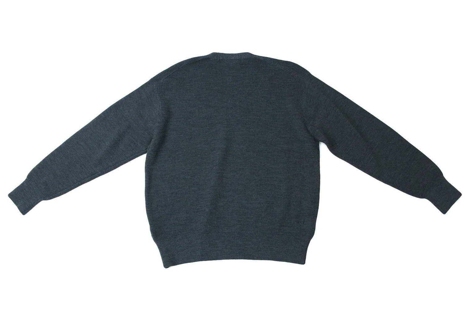 Comme des Garcons Homme Plus Wool Zip Knit Cardigan in Blue, Size M Size US M / EU 48-50 / 2 - 10 Thumbnail