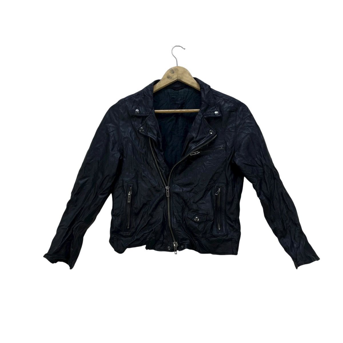 Japanese Brand 💥 Domenico x Savio Double Collar Sheep Skin Jacket Size M / US 6-8 / IT 42-44 - 1 Thumbnail